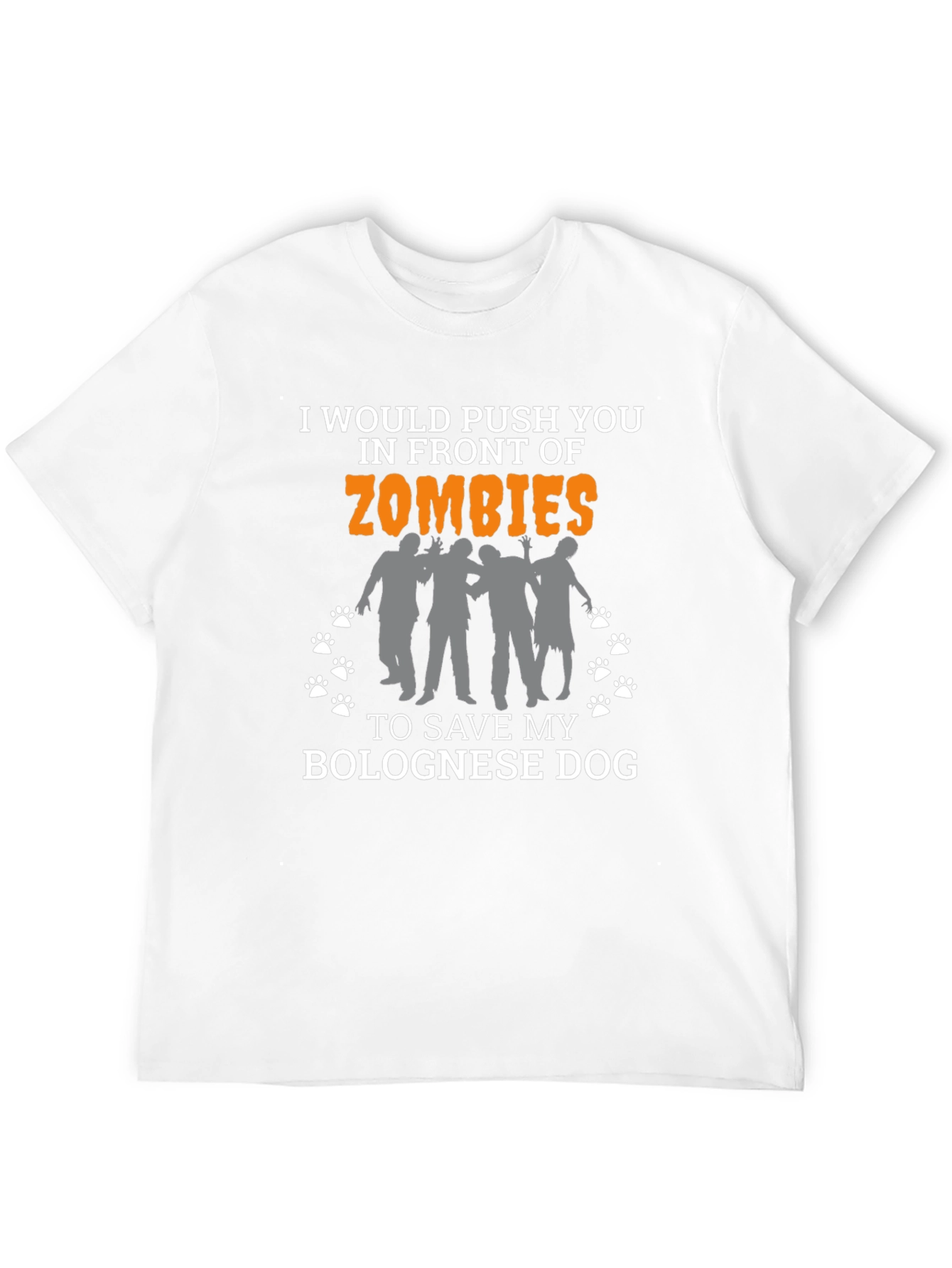Save My Bolognese Dog T-Shirt – Funny Zombie Dog Lover Tee