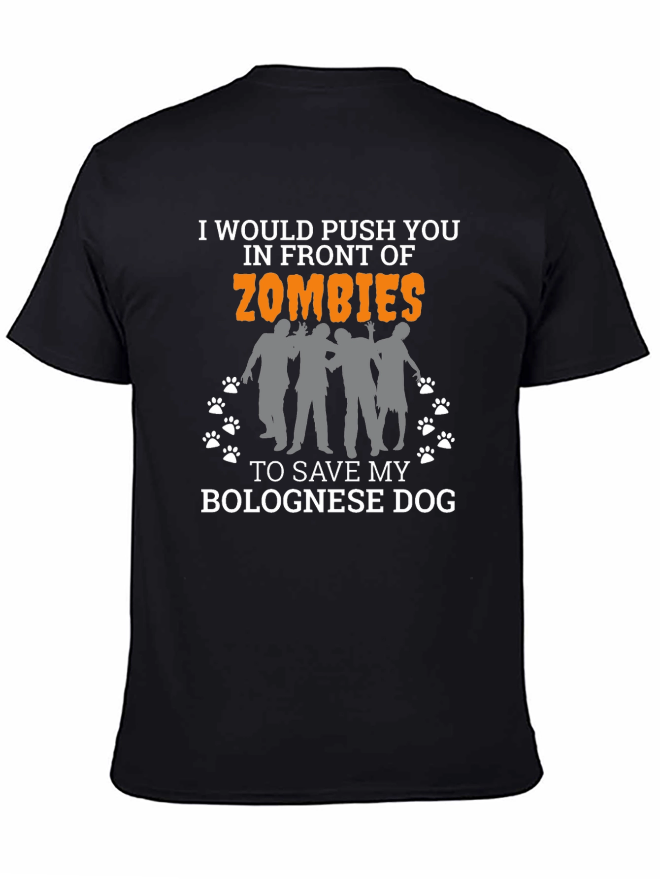 Save My Bolognese Dog T-Shirt – Funny Zombie Dog Lover Tee