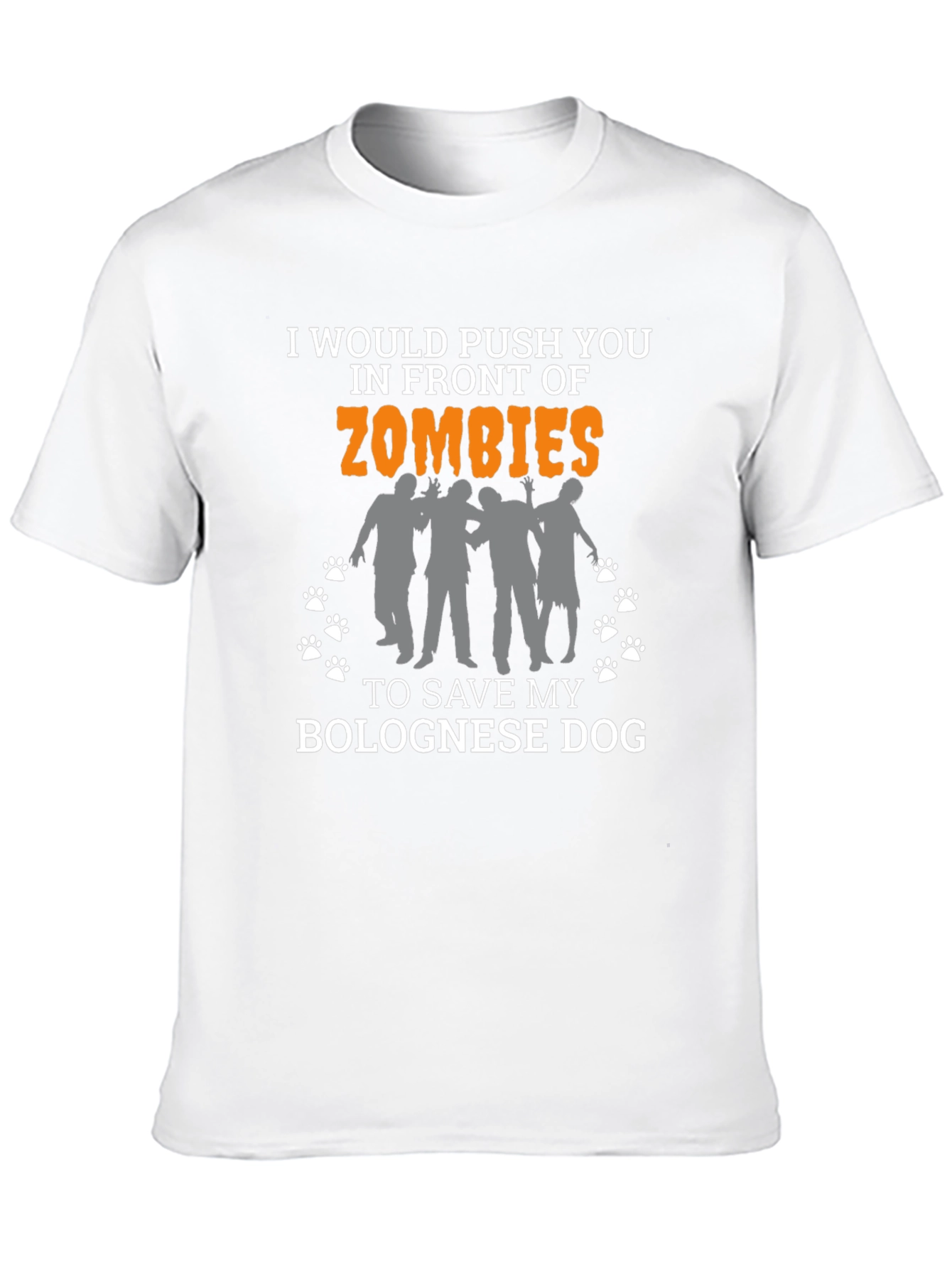 Save My Bolognese Dog T-Shirt – Funny Zombie Dog Lover Tee