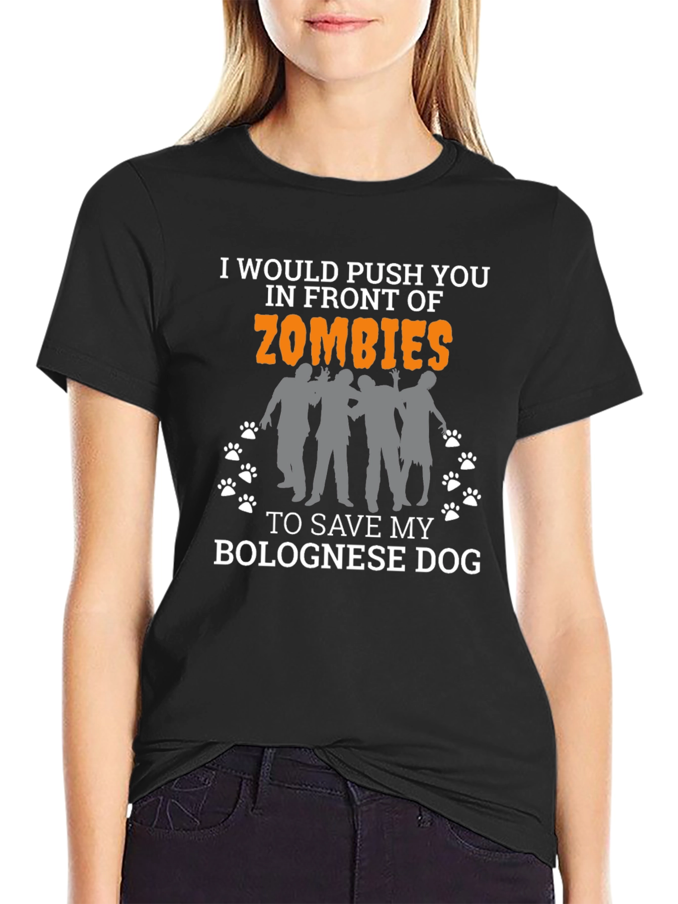 Save My Bolognese Dog T-Shirt – Funny Zombie Dog Lover Tee