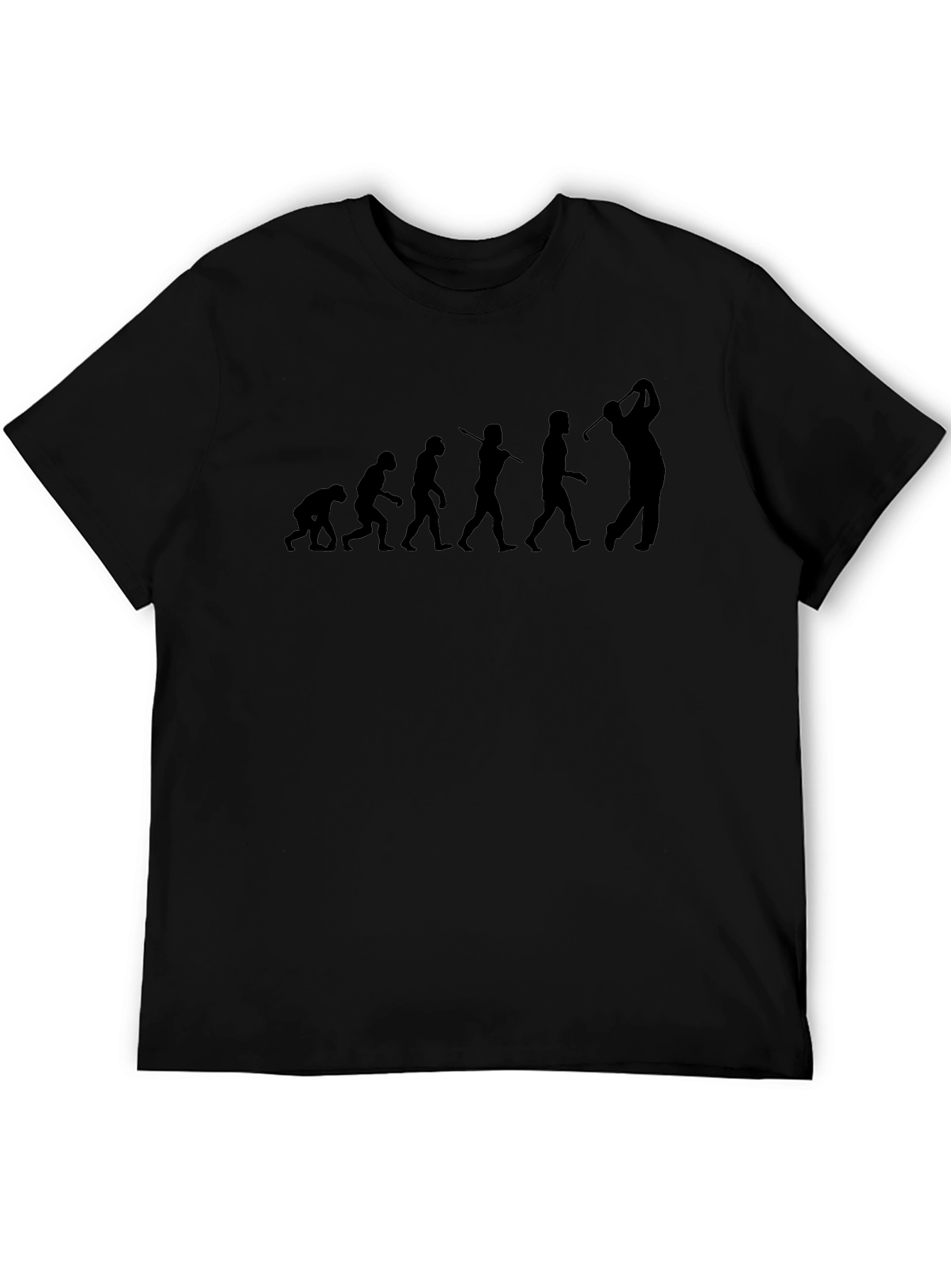 Evolution of Golf Black T-Shirt