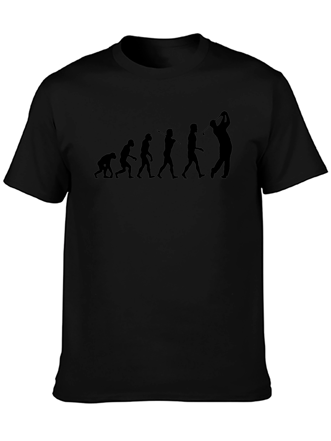 Evolution of Golf Black T-Shirt