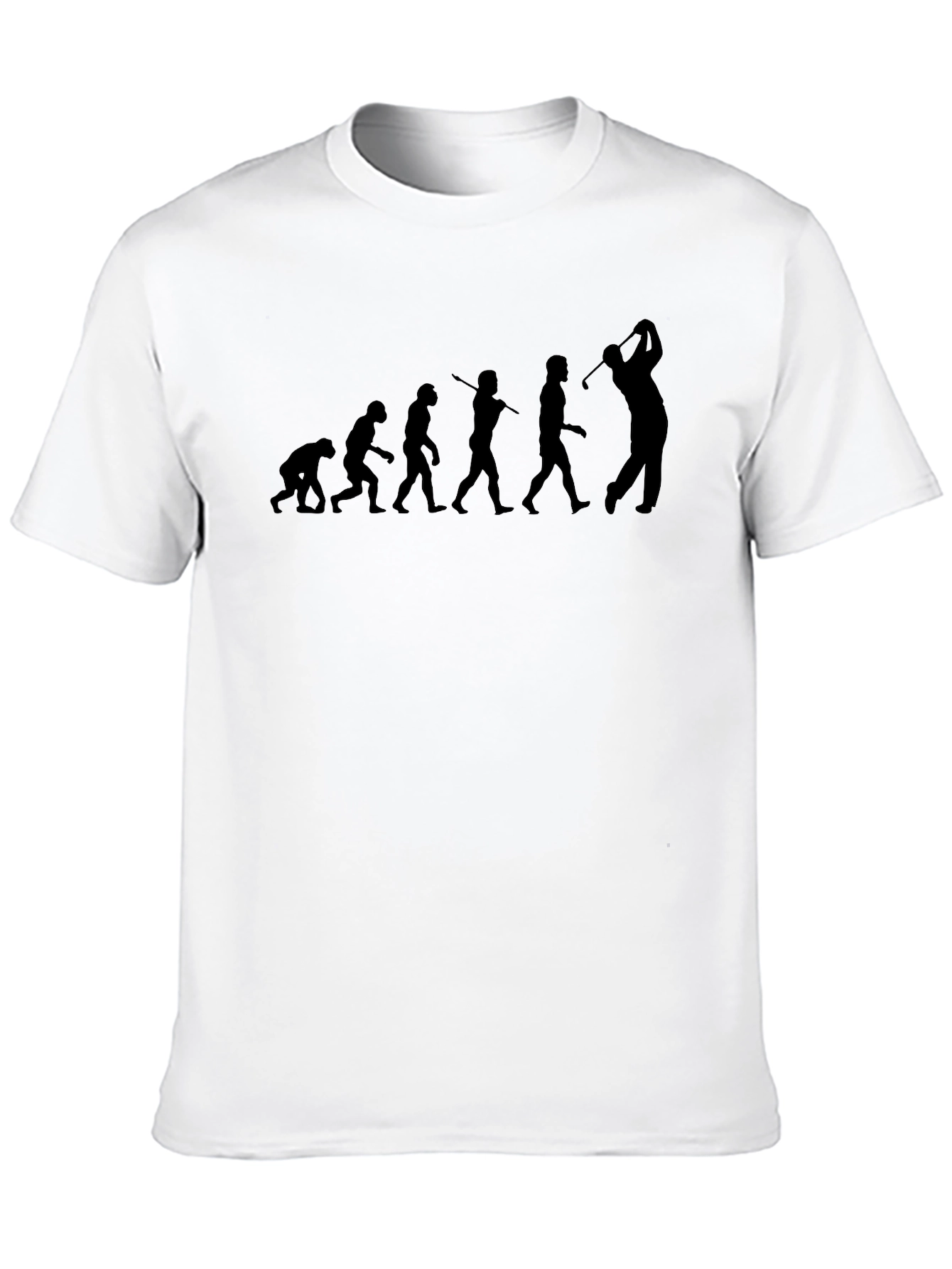 Evolution of Golf Black T-Shirt