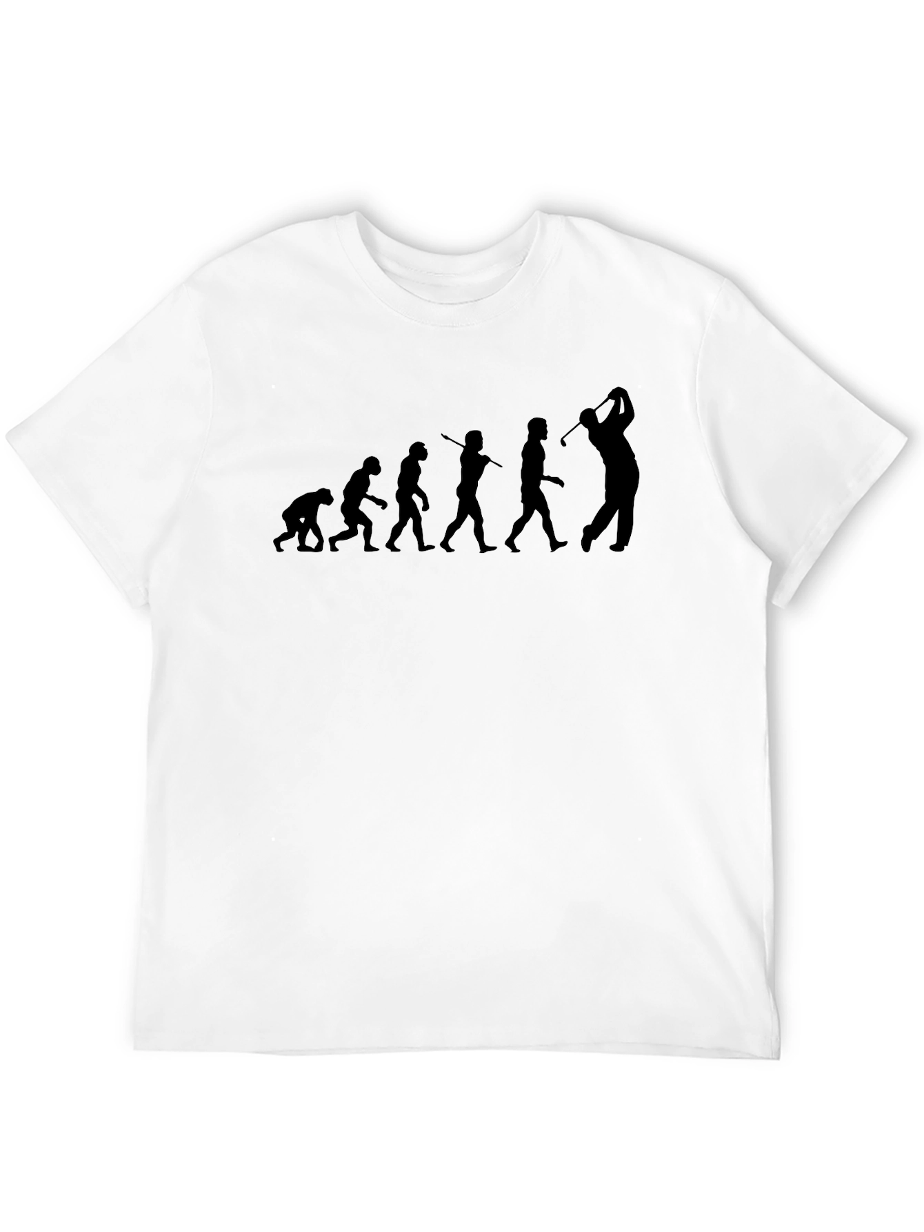 Evolution of Golf Black T-Shirt