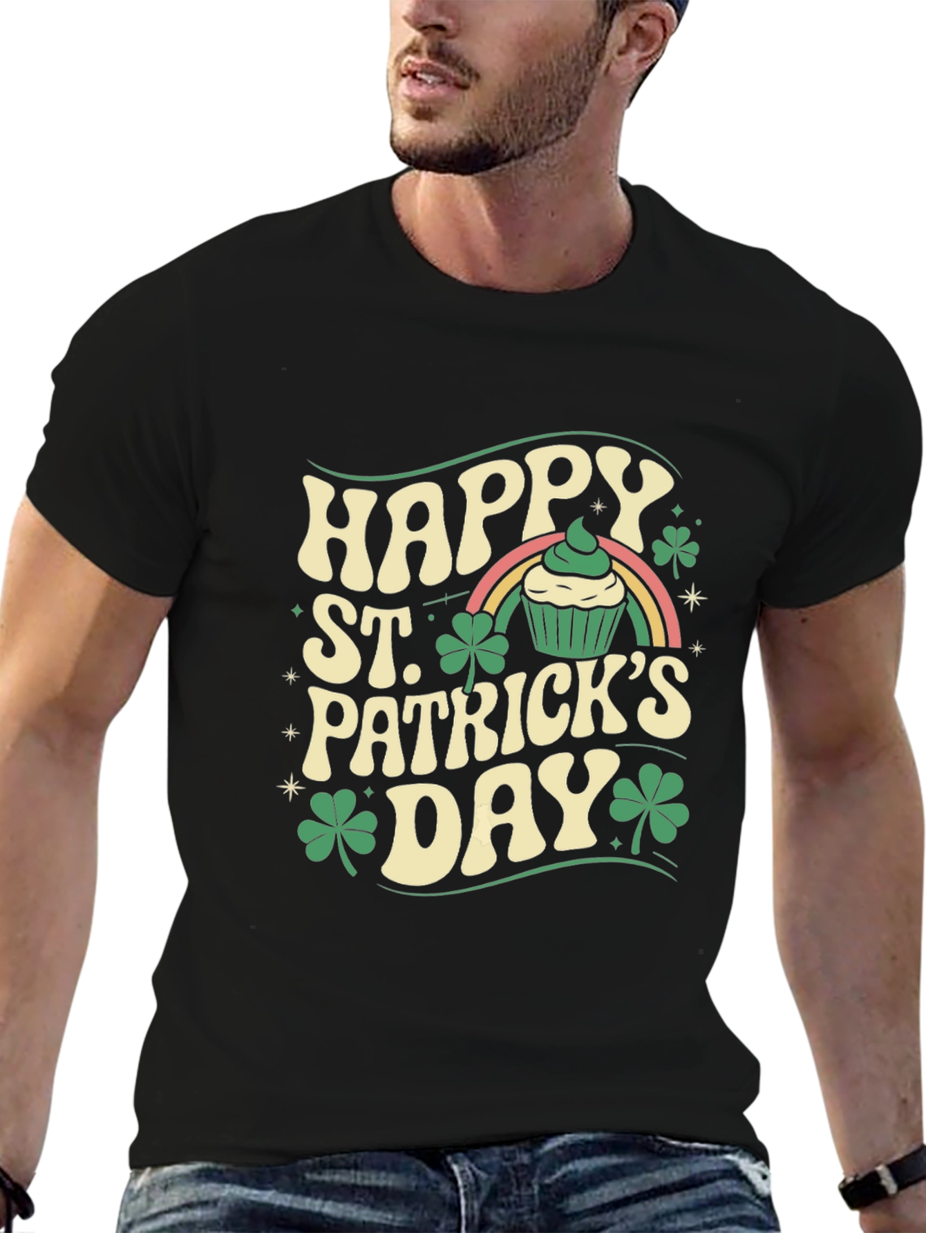 St. Patricks Day Happy Graphic Tee