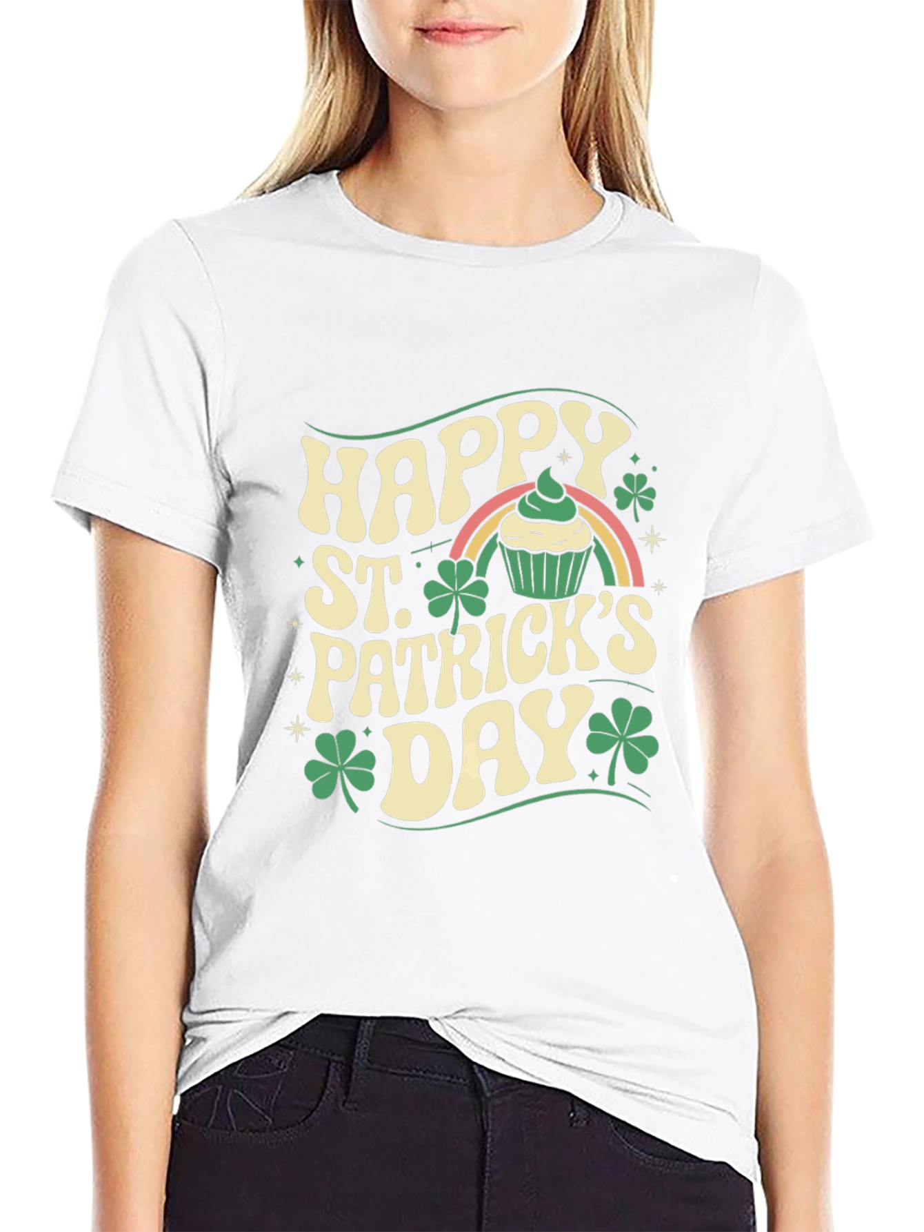 St. Patricks Day Happy Graphic Tee