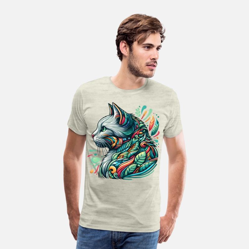 "Enigmatic Feline: White Cat with Green Eyes"