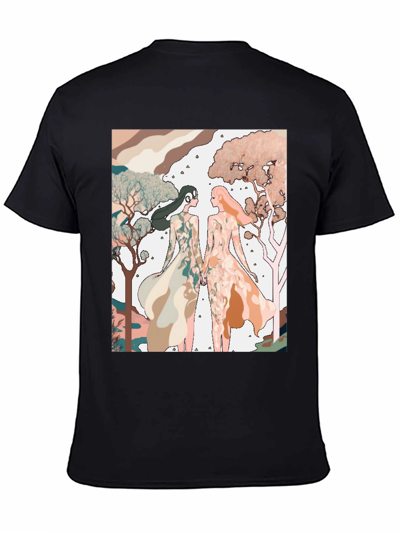 Abstract Womens Print T-Shirt
