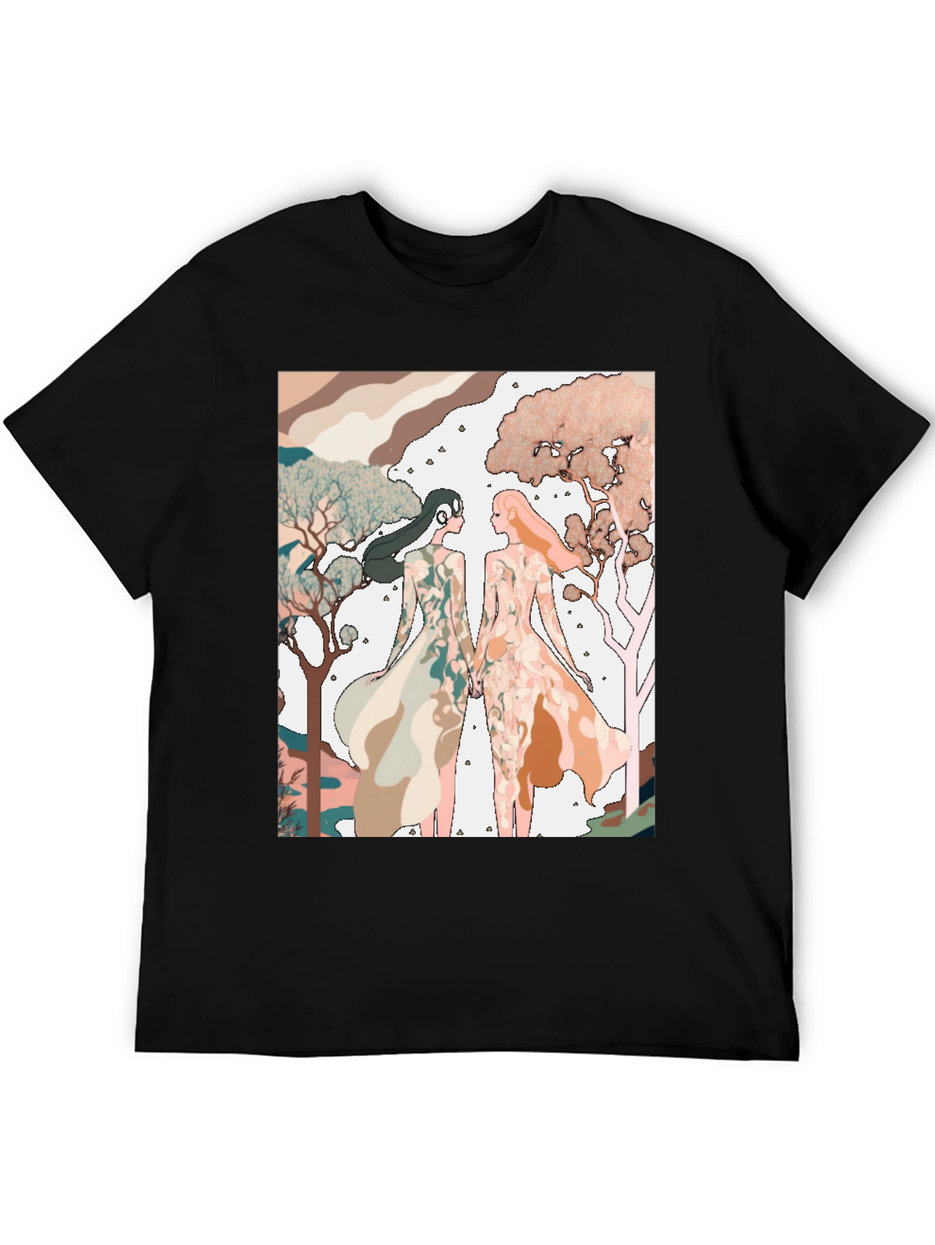 Abstract Womens Print T-Shirt