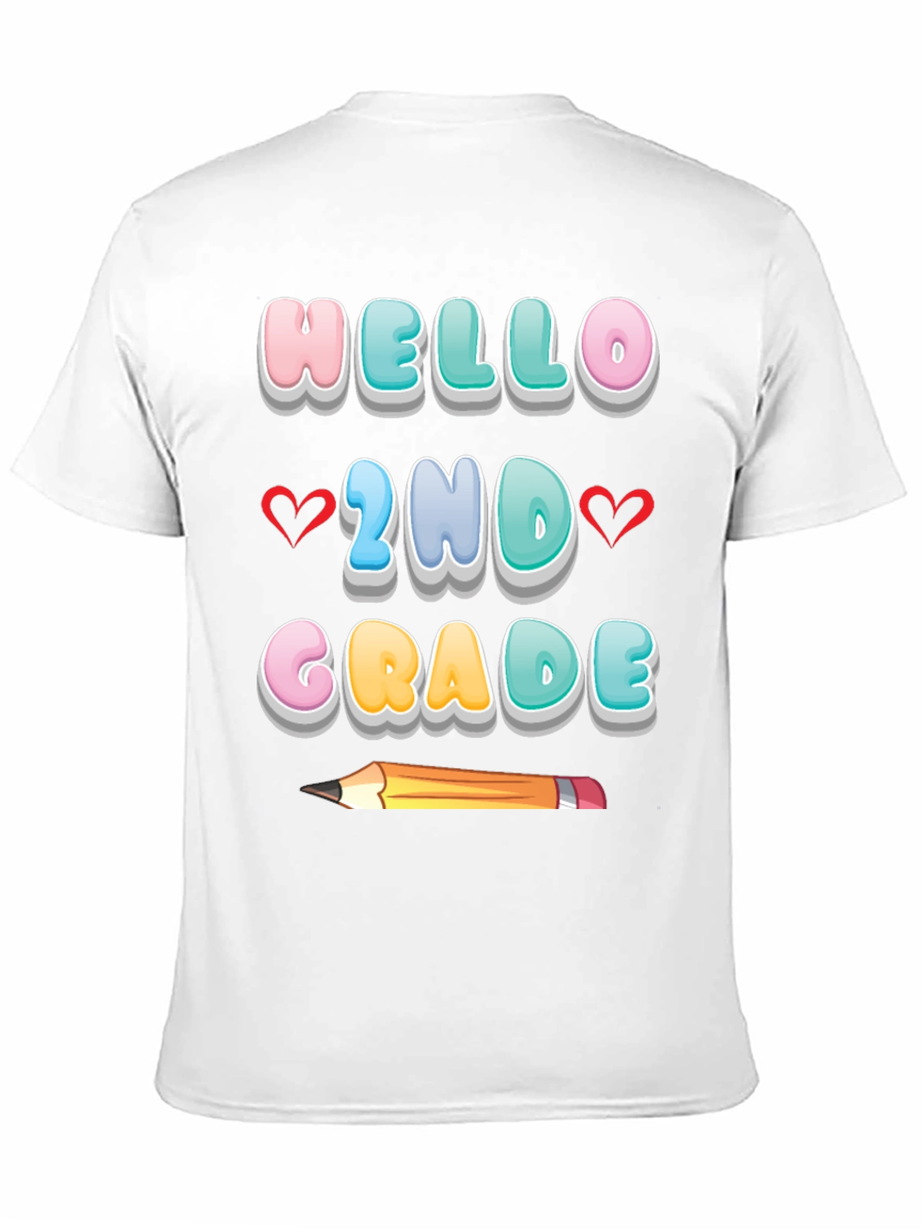 Hello 2nd Grade T-Shirt - Back to School Tee