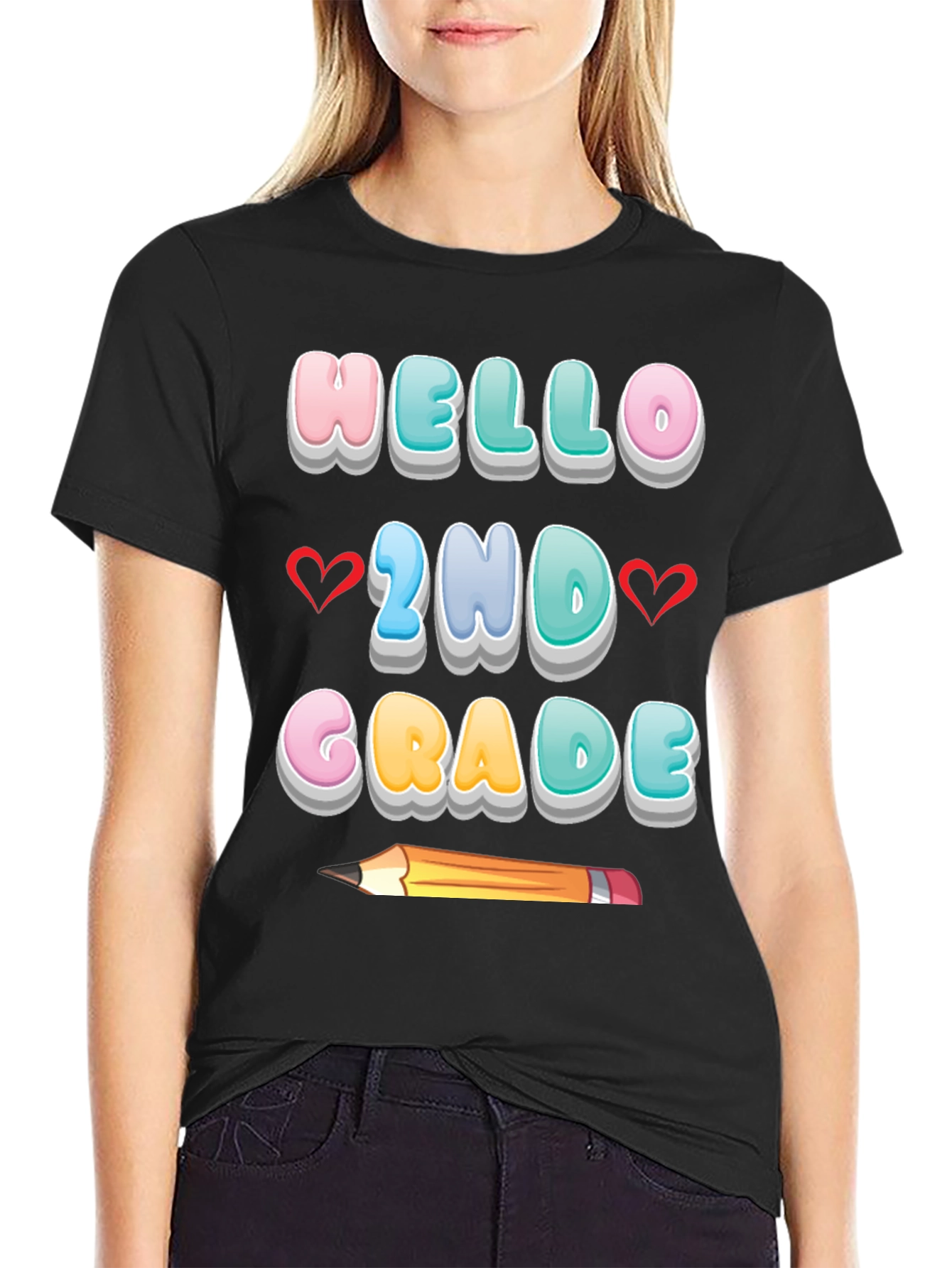Hello 2nd Grade T-Shirt - Back to School Tee