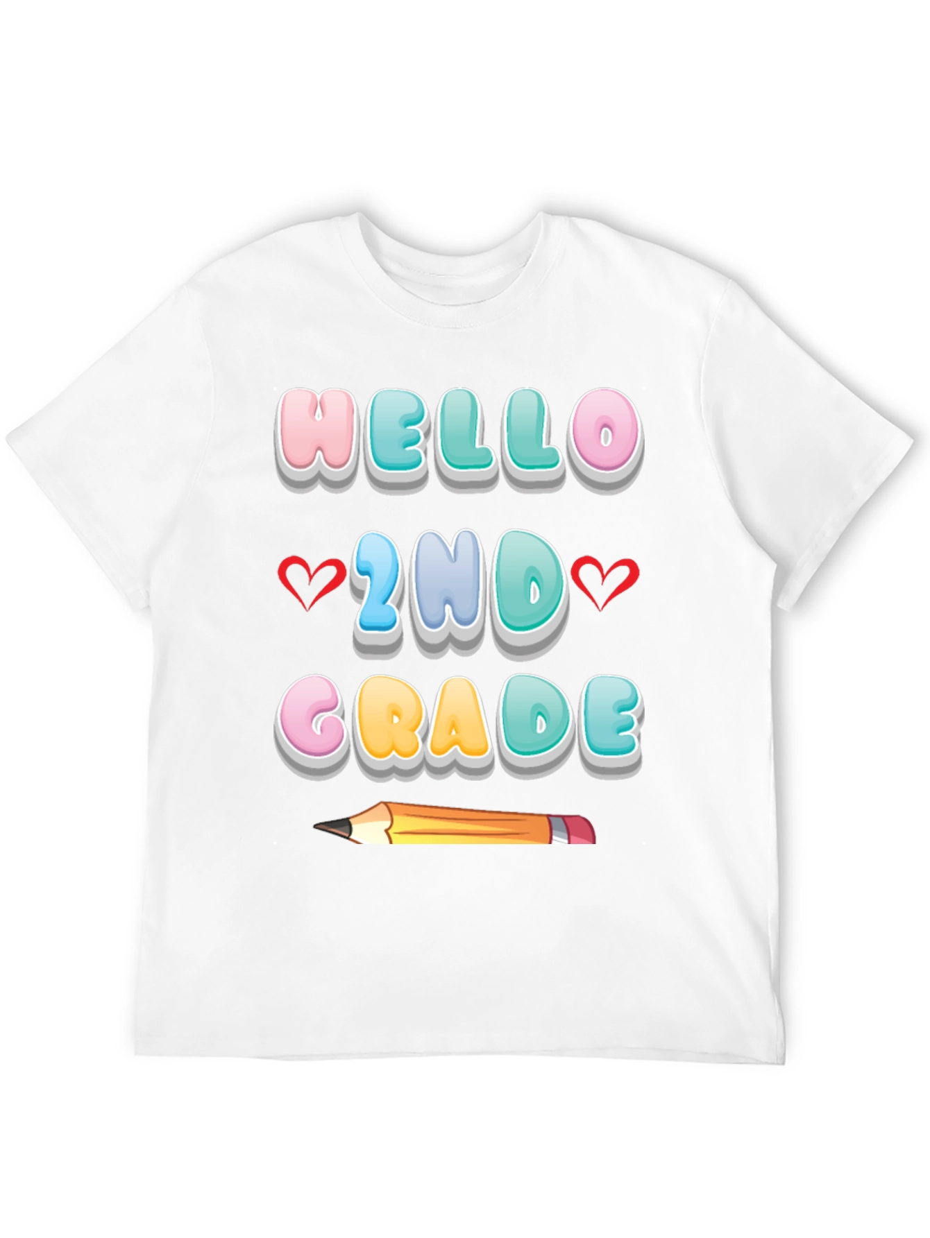Hello 2nd Grade T-Shirt - Back to School Tee