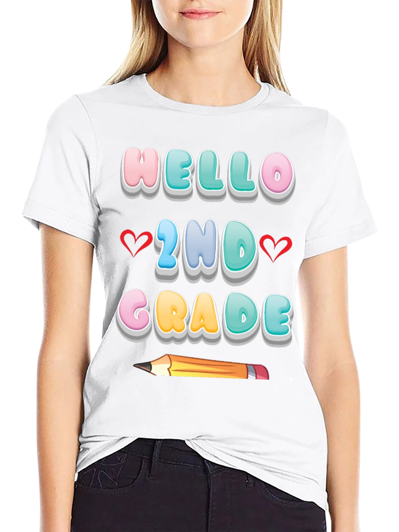 Hello 2nd Grade T-Shirt - Back to School Tee