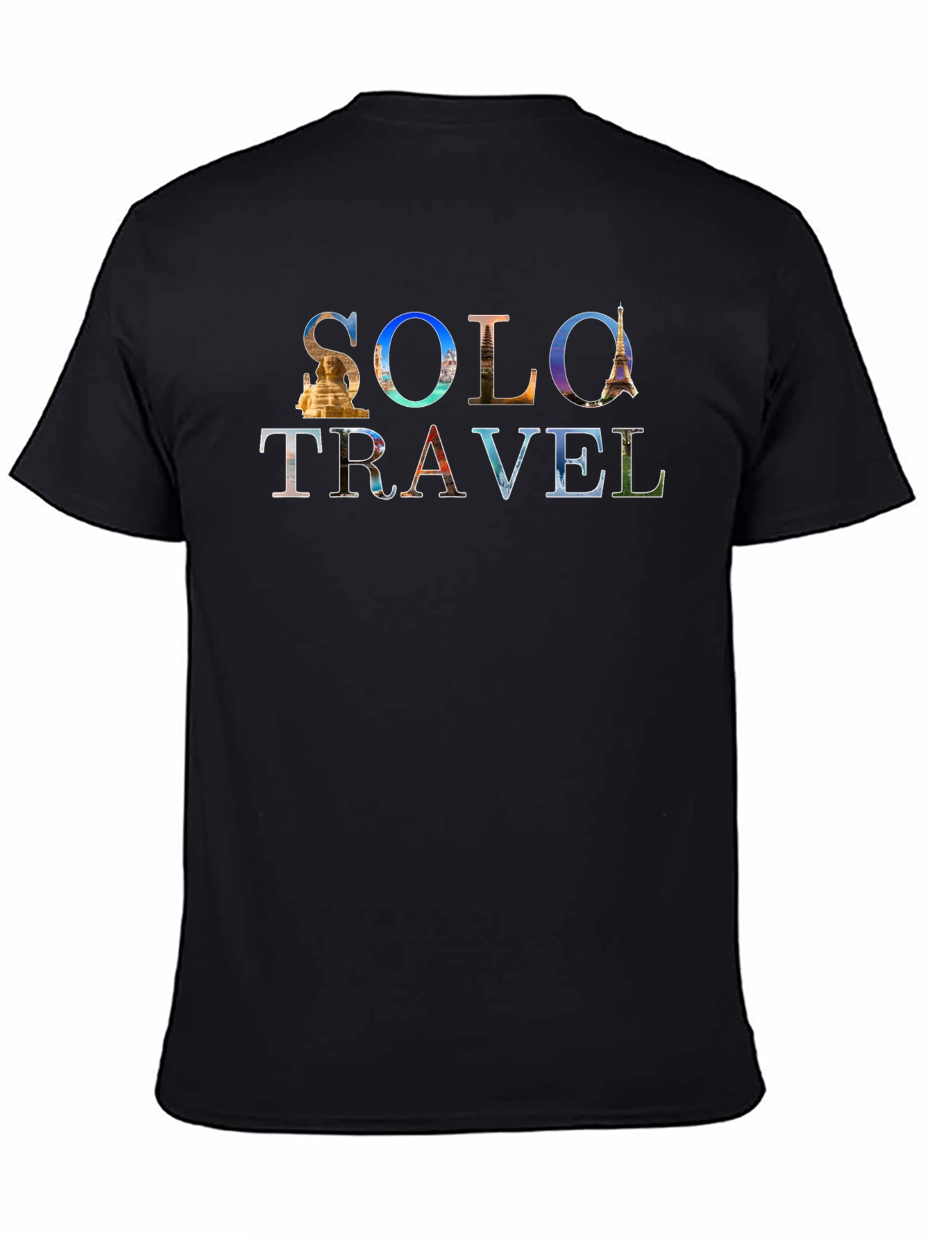 Solo Travel Graphic Tee - Adventure Awaits