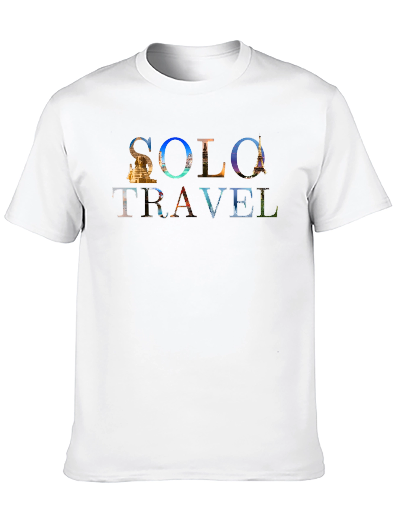Solo Travel Graphic Tee - Adventure Awaits