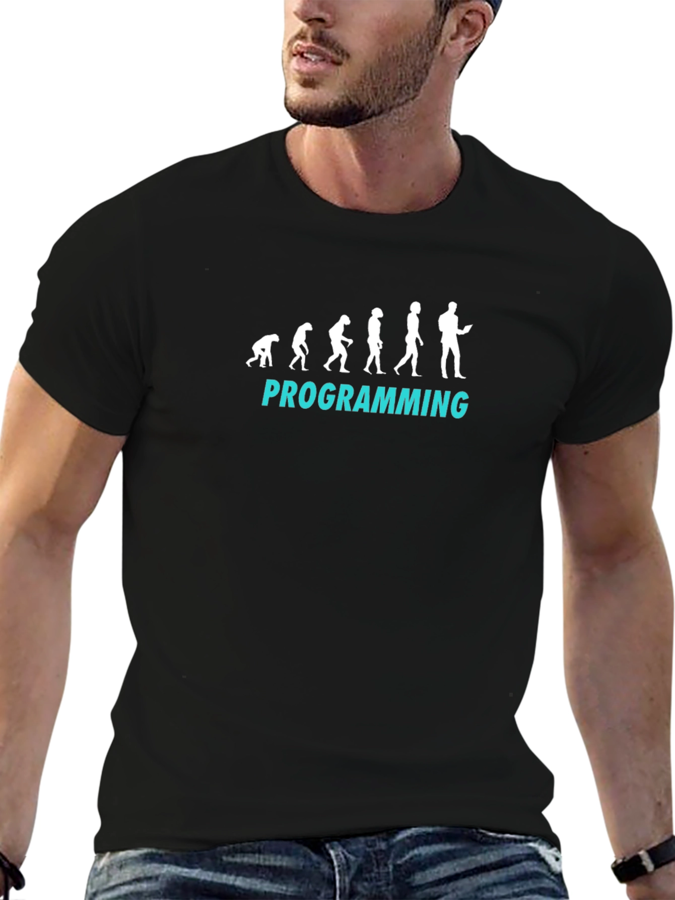 Programming Evolution T-Shirt - Black