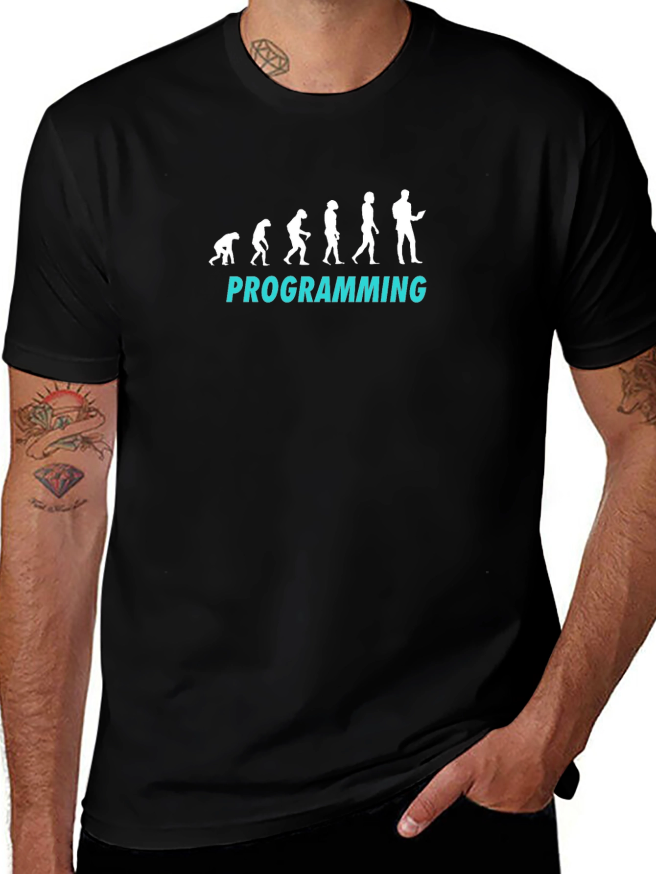 Programming Evolution T-Shirt - Black