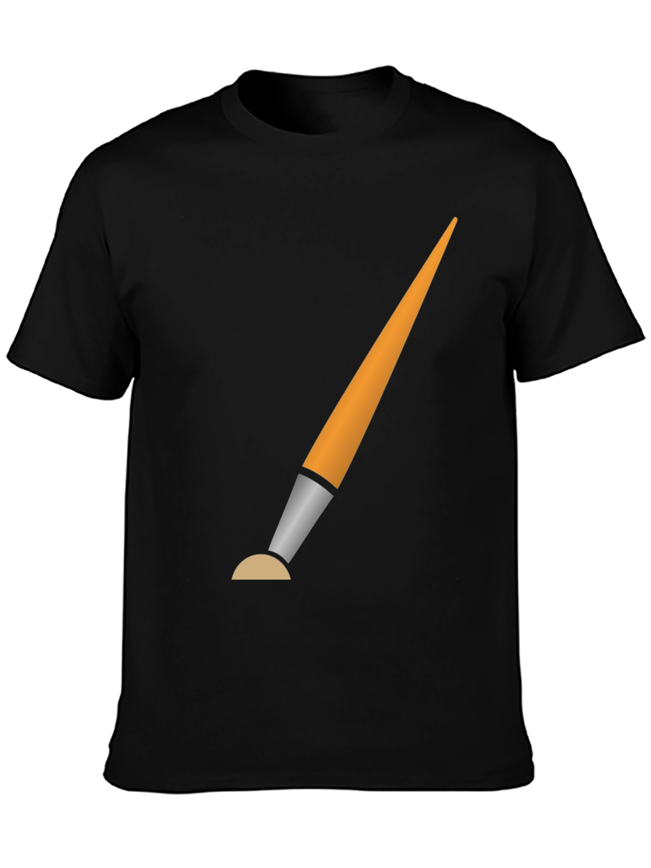 Paint Brush Graphic Tee - Artistic Expression