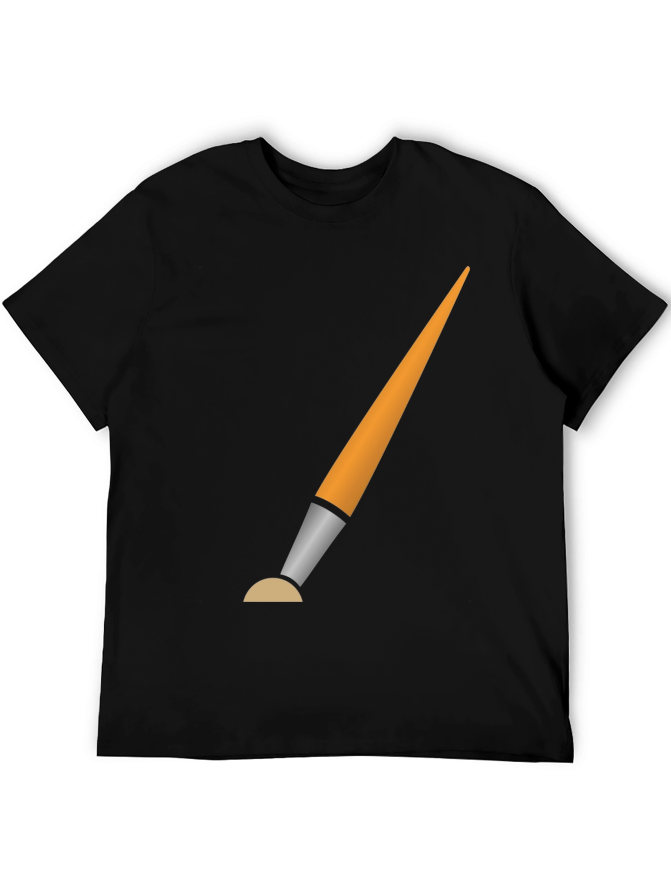 Paint Brush Graphic Tee - Artistic Expression