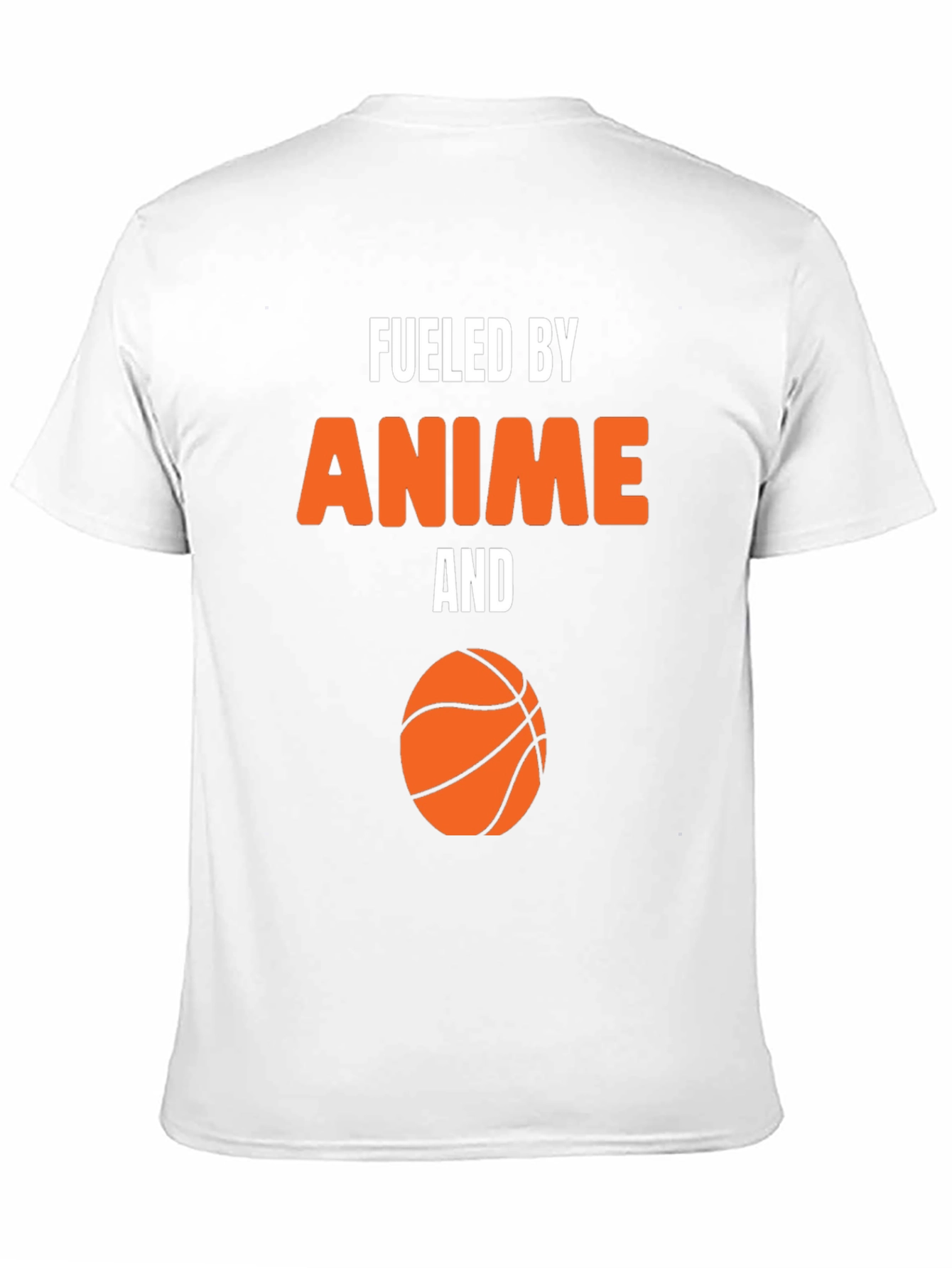 Anime & Basketball Black Graphic Tee