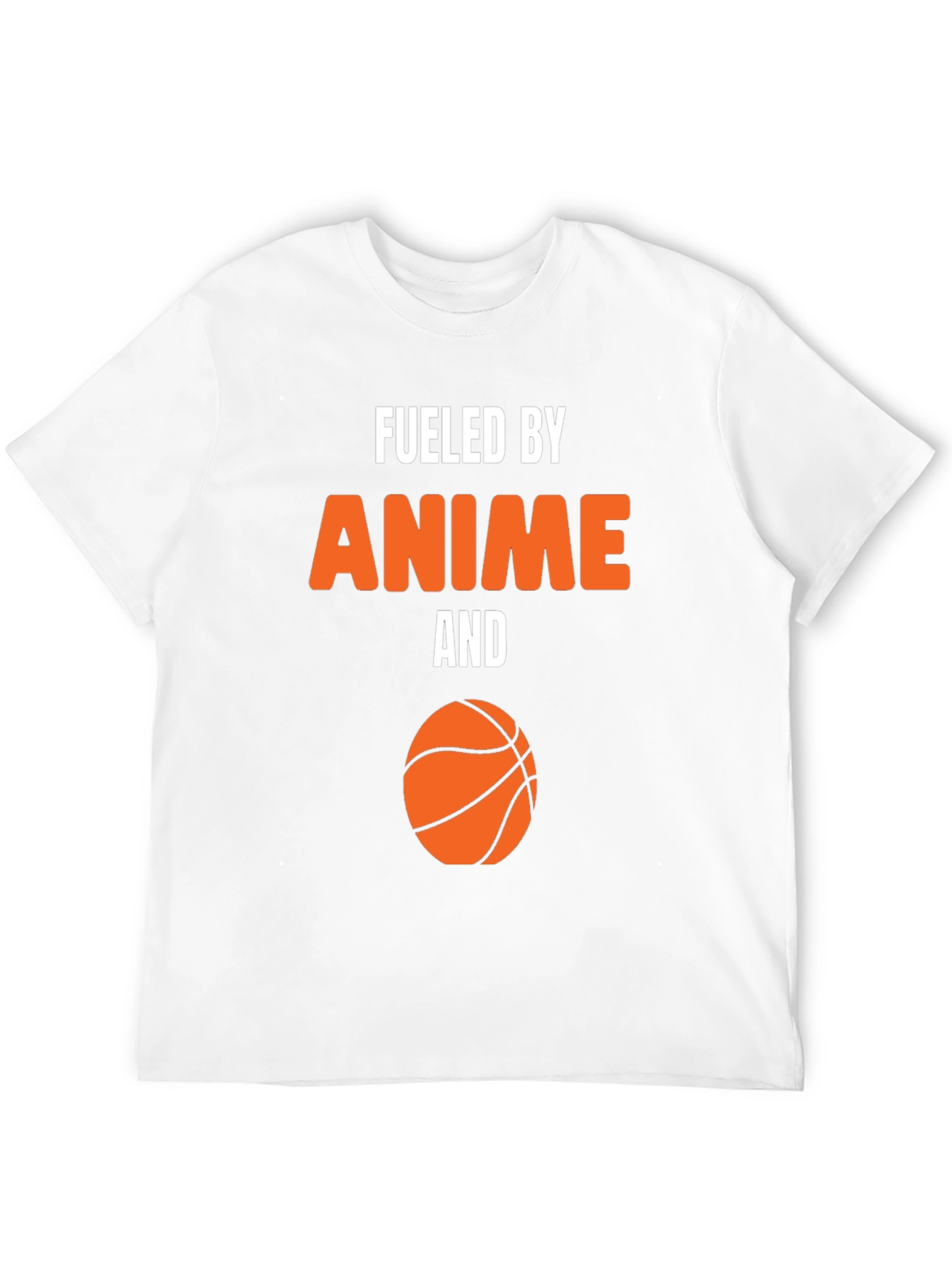 Anime & Basketball Black Graphic Tee