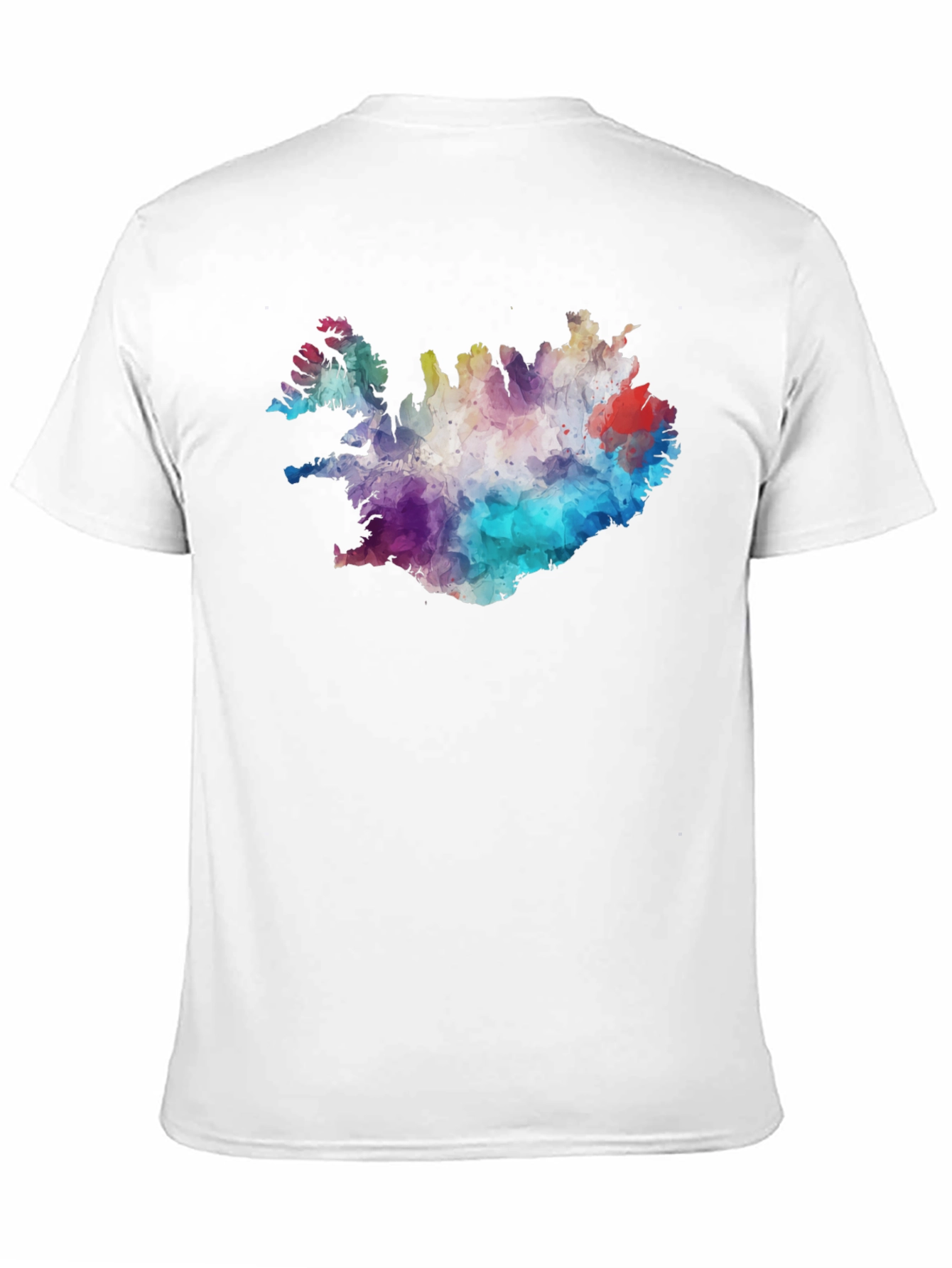 Iceland Map Graphic Tee - Mens Black T-Shirt
