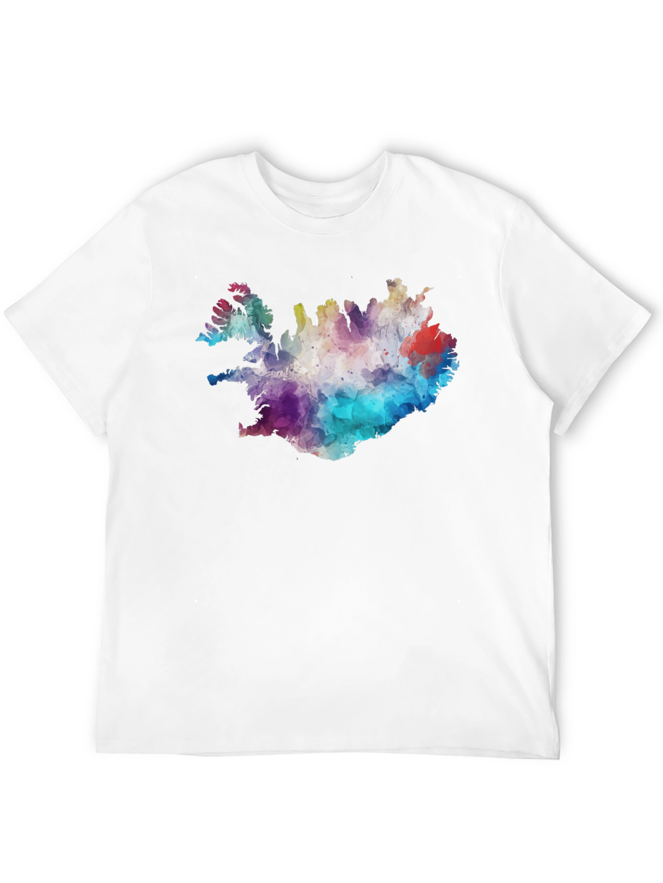 Iceland Map Graphic Tee - Mens Black T-Shirt