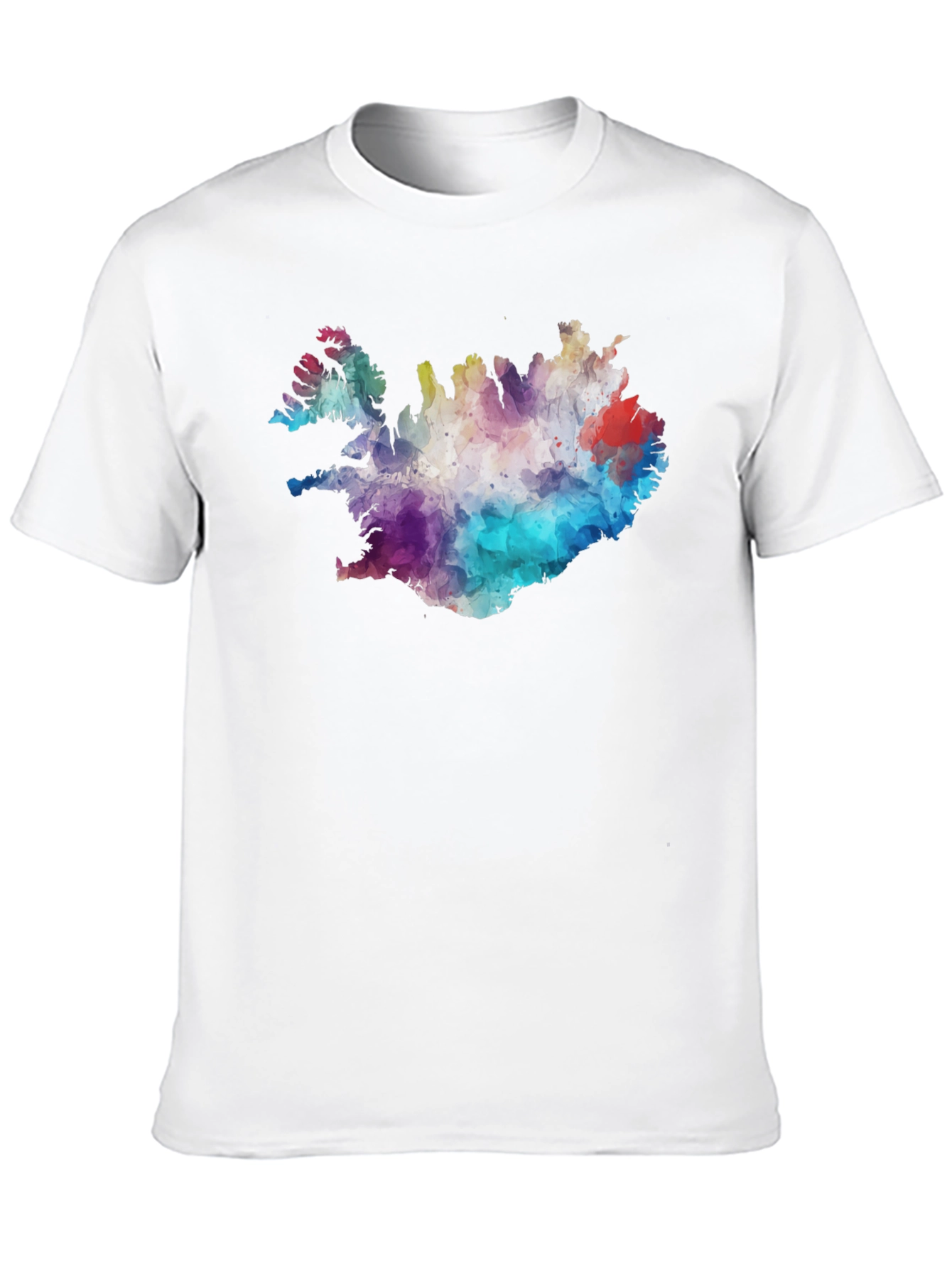 Iceland Map Graphic Tee - Mens Black T-Shirt