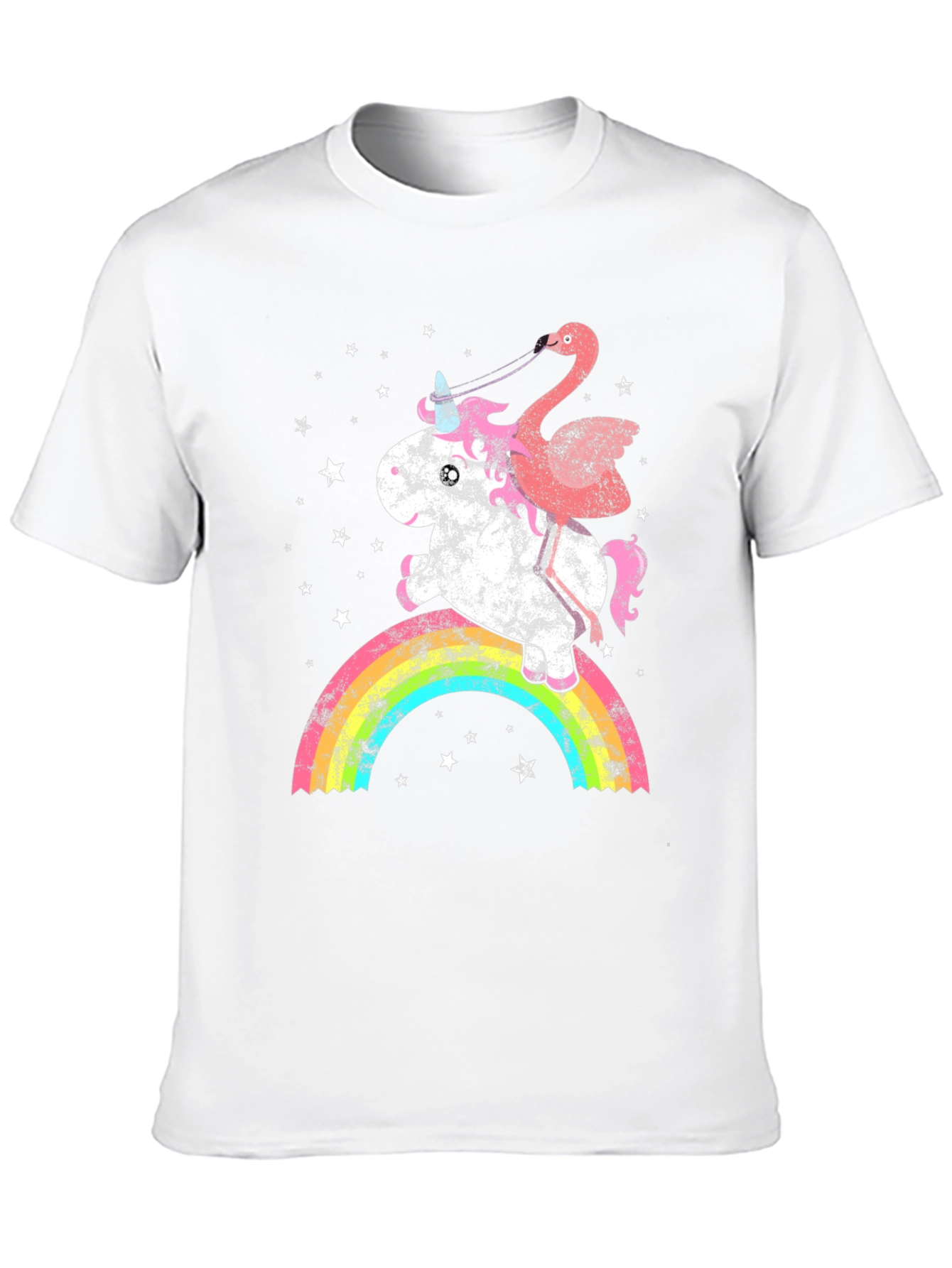 Unicorn & Flamingo Rainbow T-Shirt
