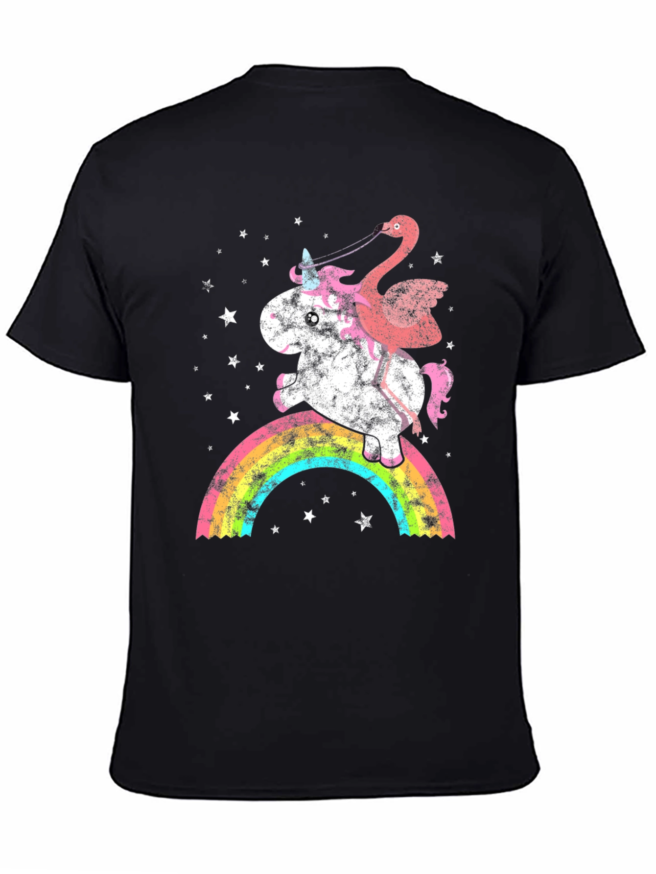 Unicorn & Flamingo Rainbow T-Shirt