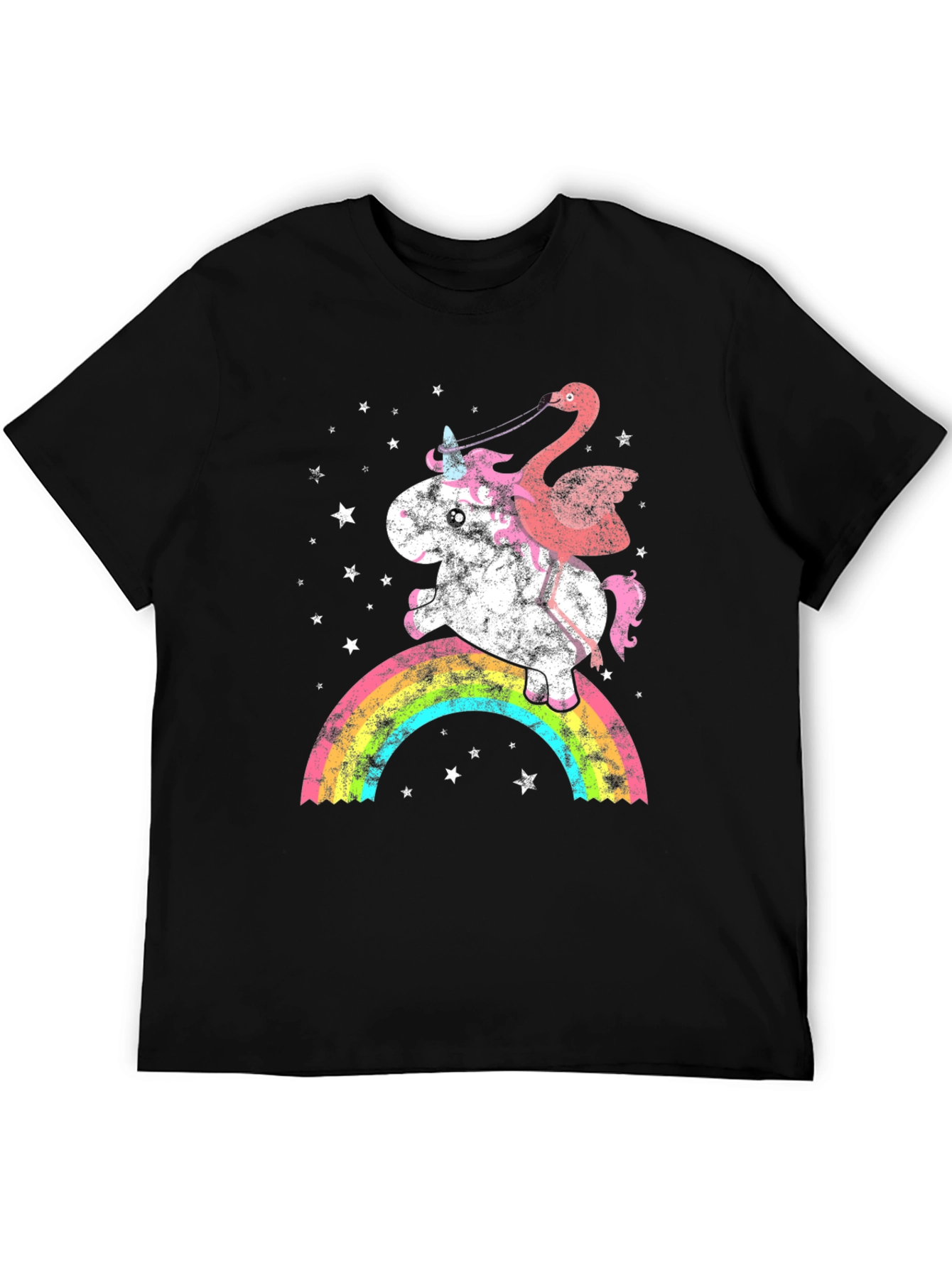 Unicorn & Flamingo Rainbow T-Shirt