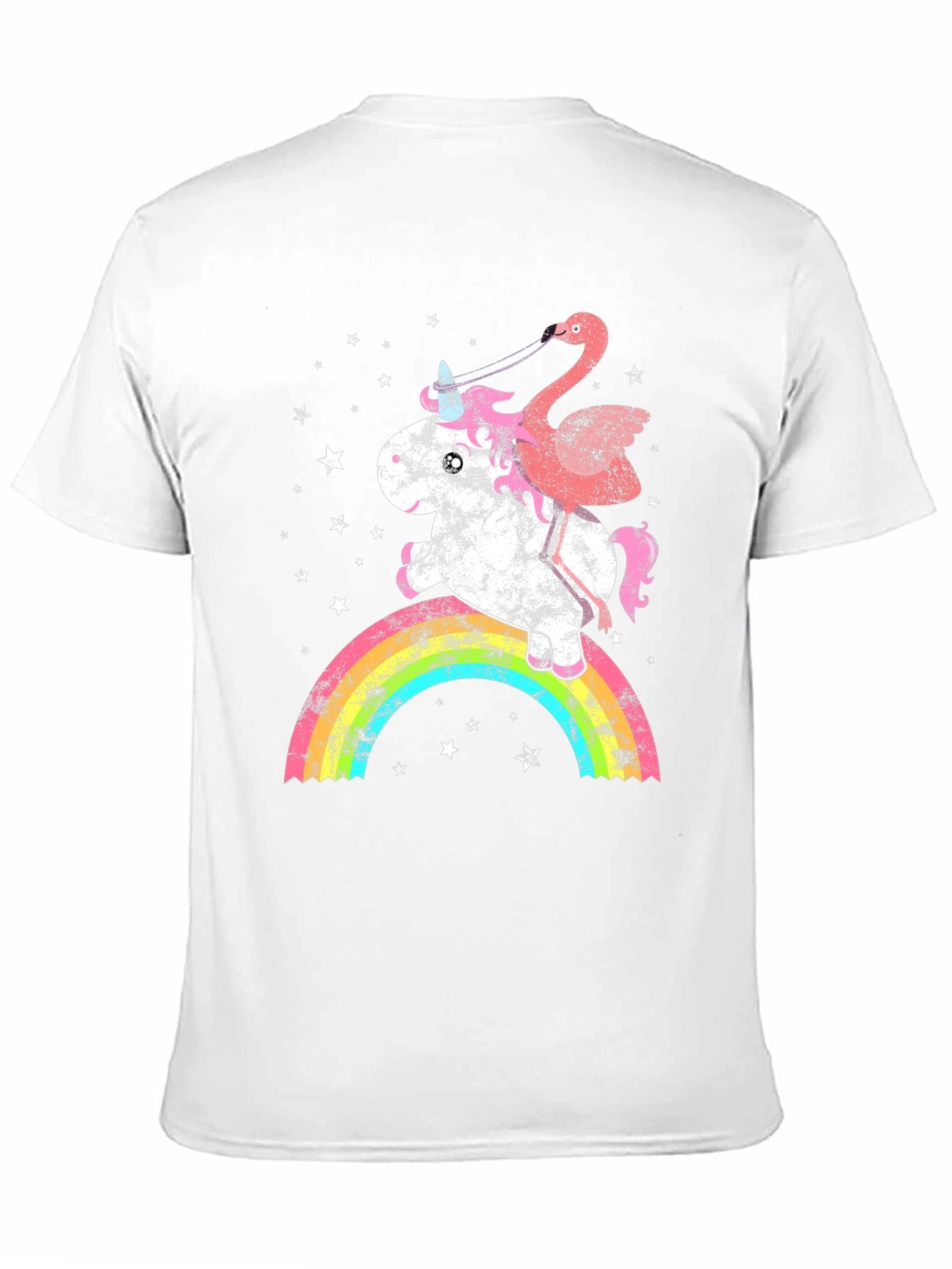 Unicorn & Flamingo Rainbow T-Shirt