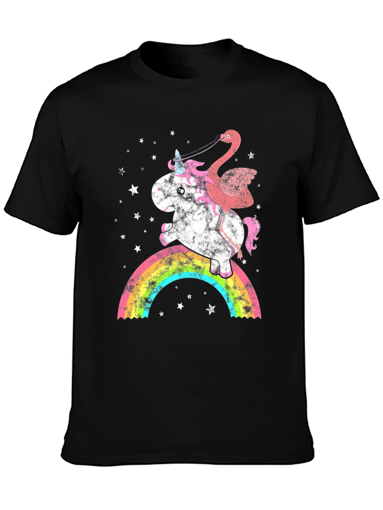 Unicorn & Flamingo Rainbow T-Shirt