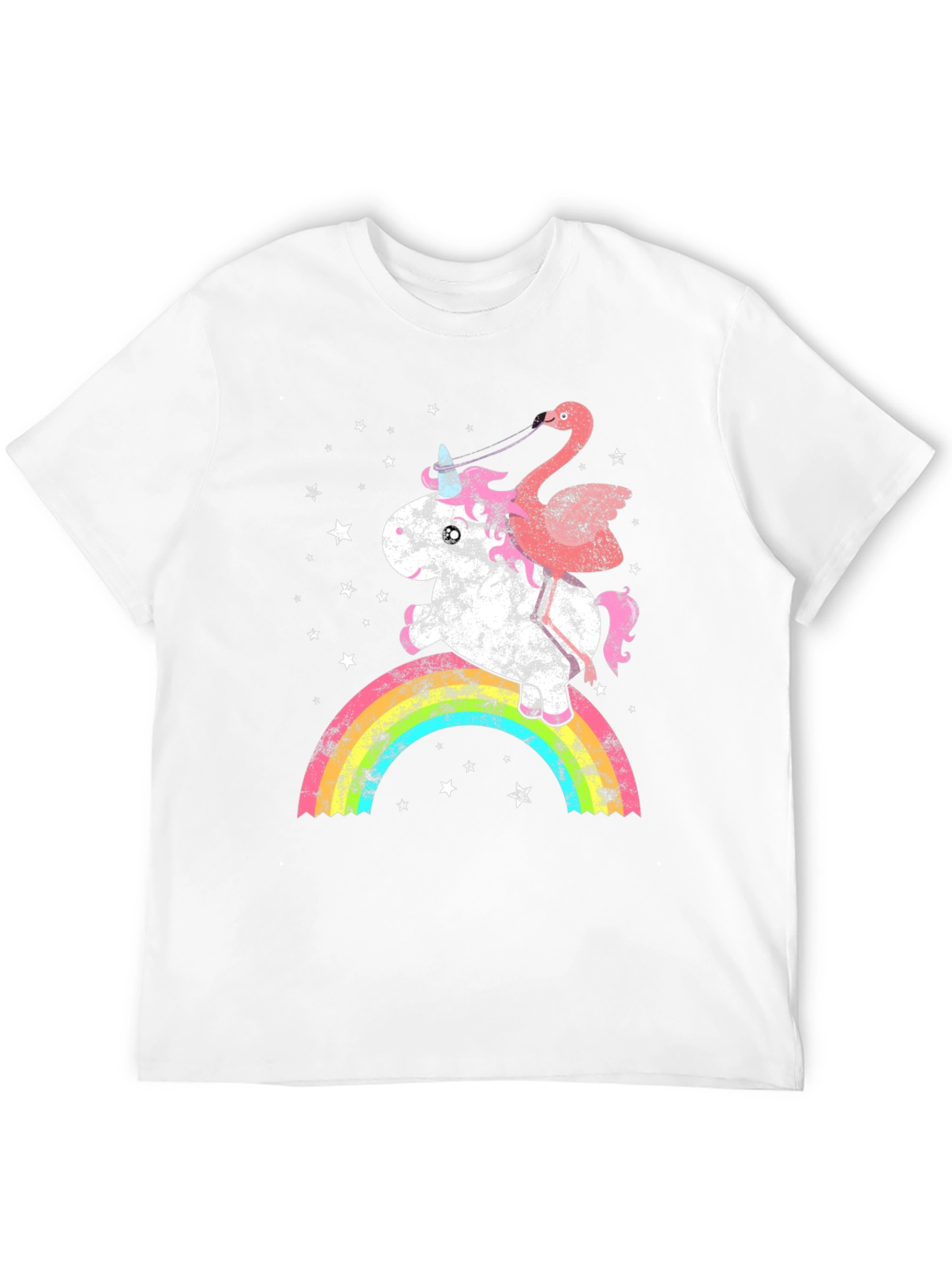 Unicorn & Flamingo Rainbow T-Shirt