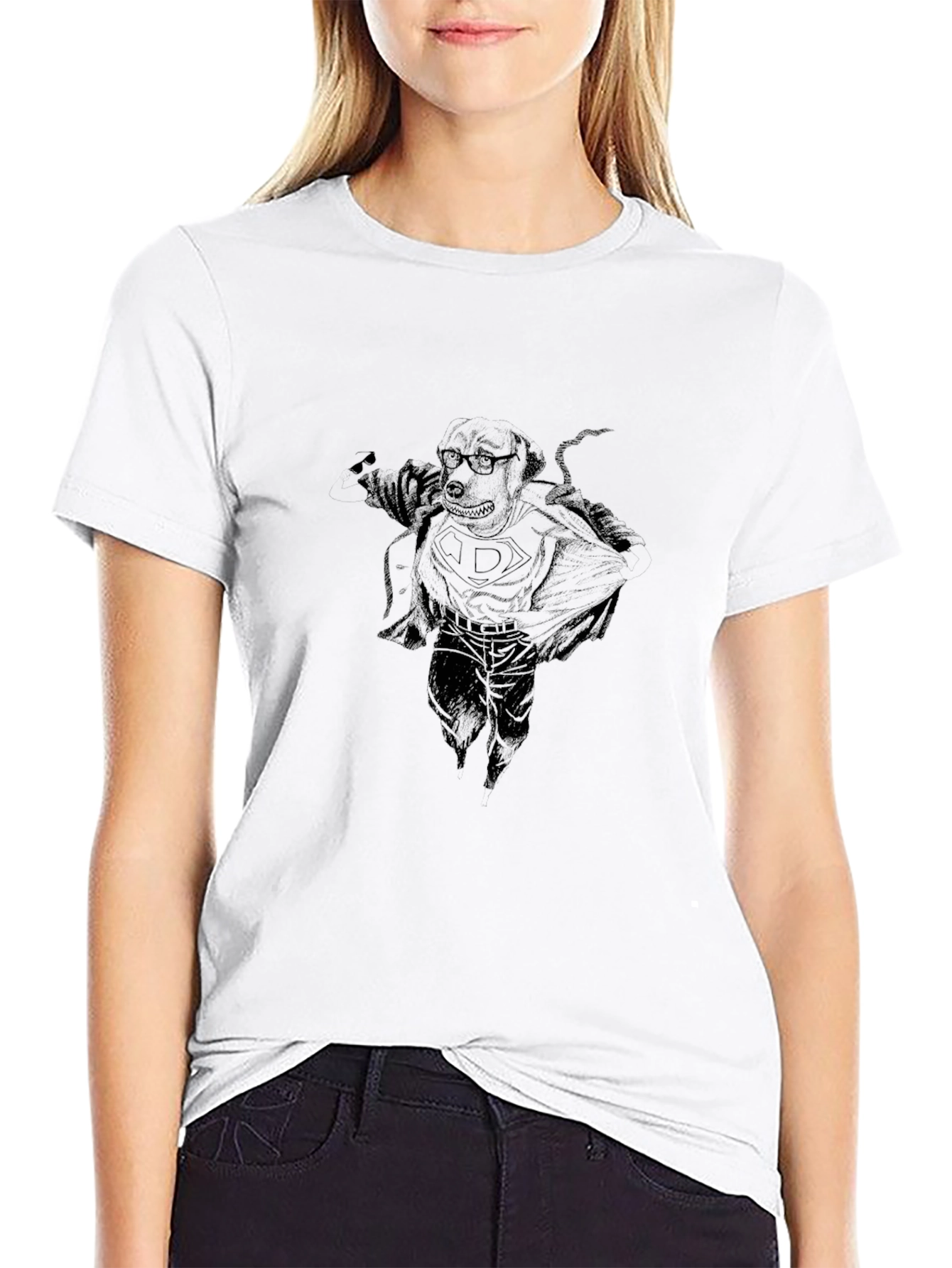 Superhero Dog T-Shirt – Cool Graphic Dog Lover Tee