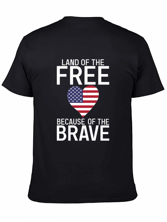 Land of the Free Patriotic T-Shirt