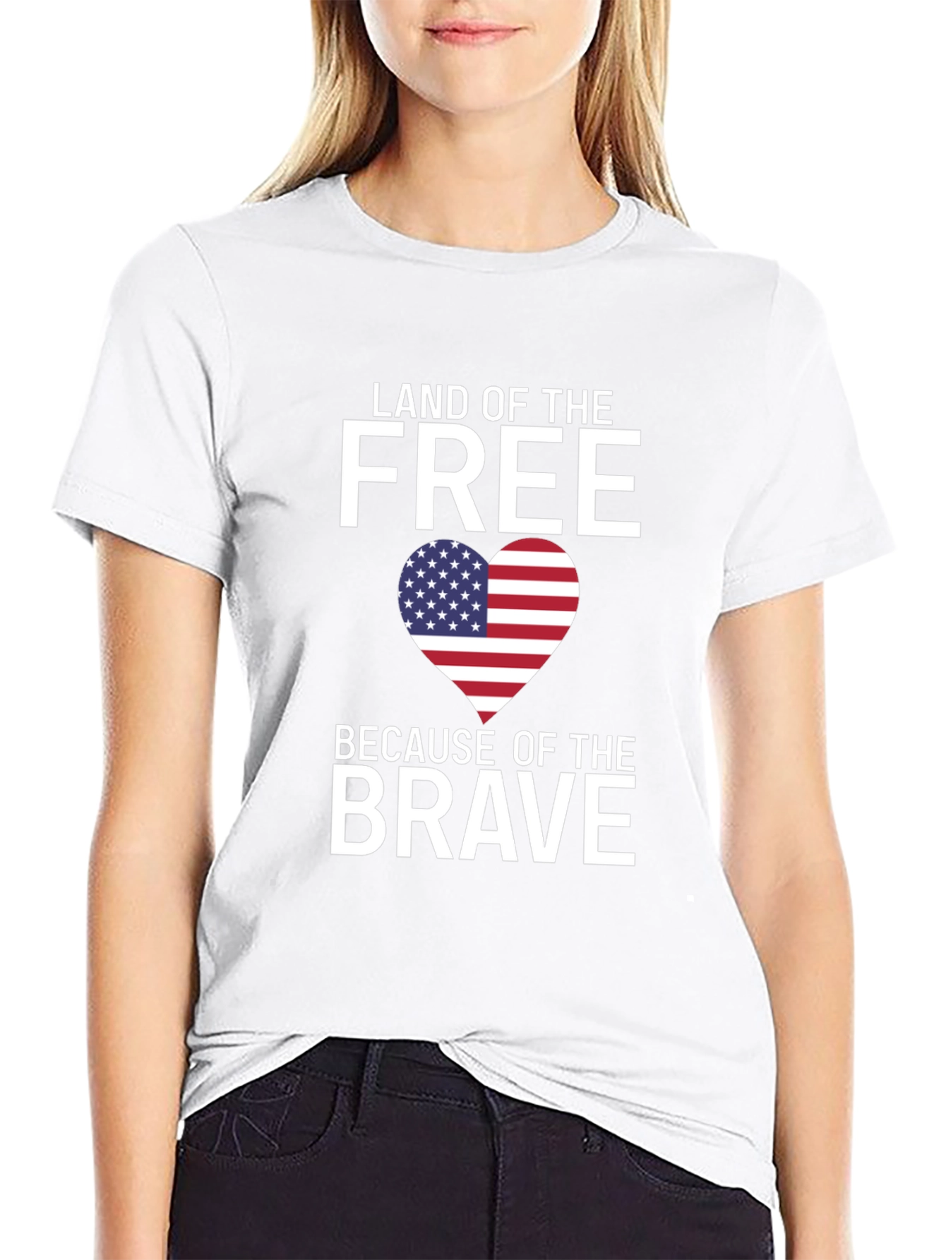 Land of the Free Patriotic T-Shirt