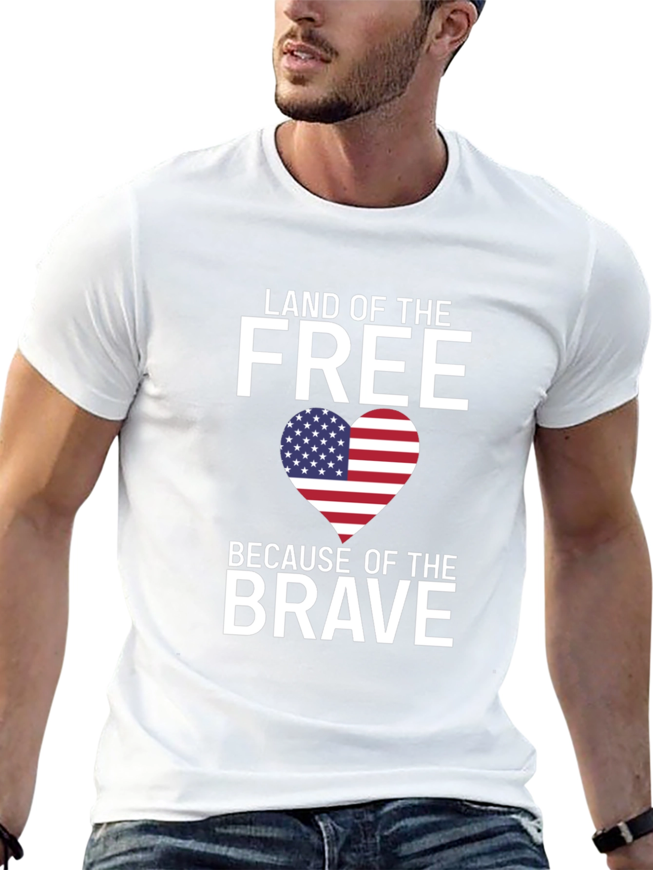 Land of the Free Patriotic T-Shirt