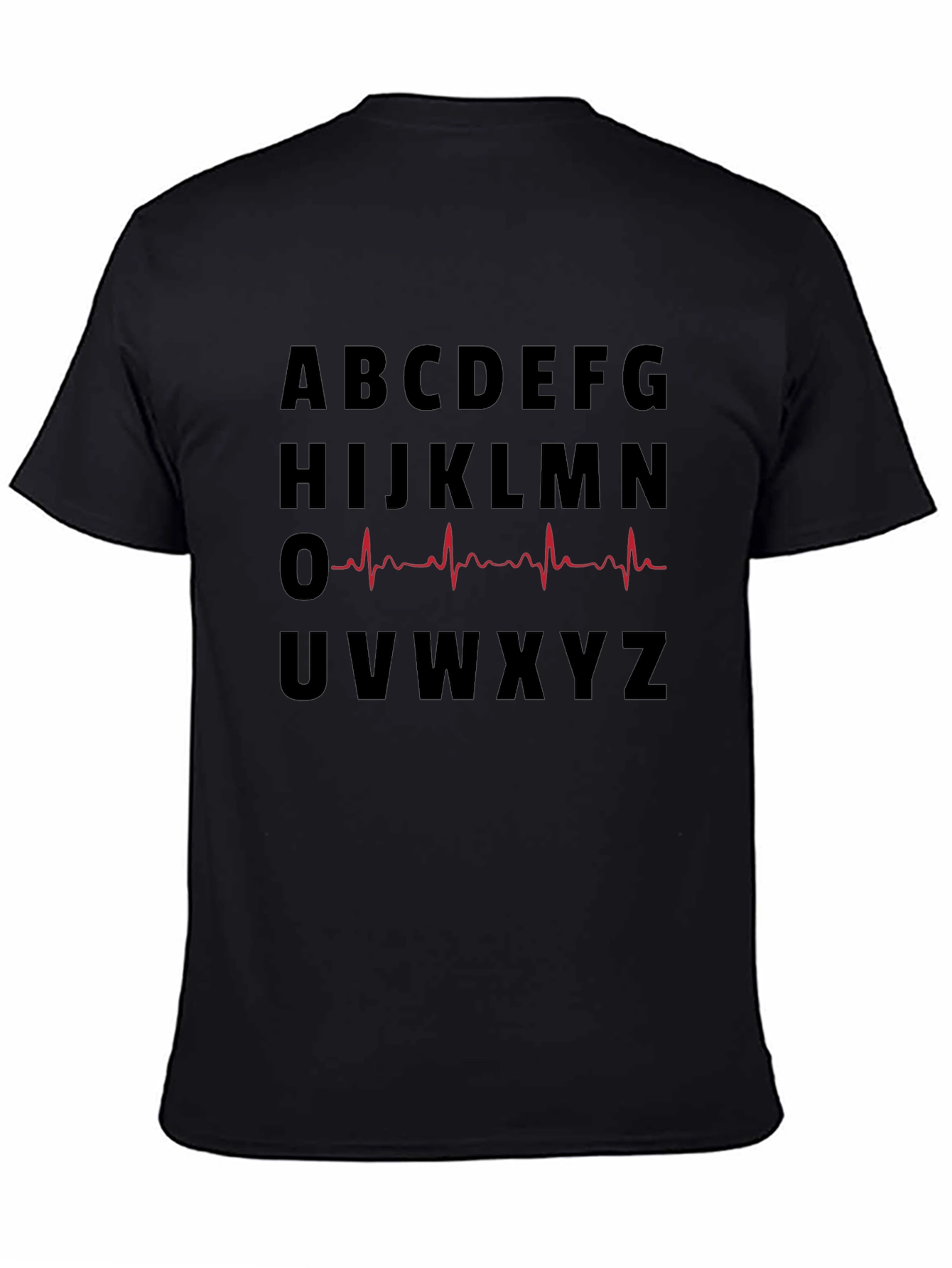 Alphabet Heartbeat Graphic T-Shirt