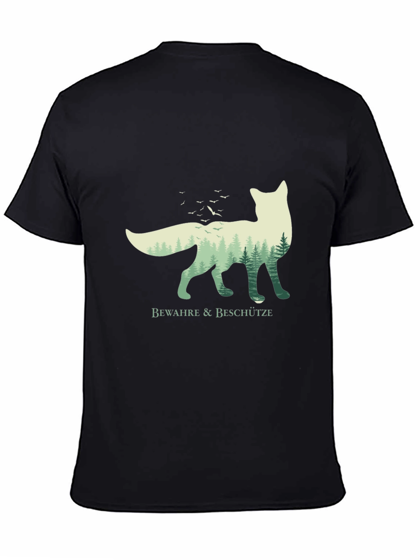 Nature Fox Graphic Tee - Bewahre & Beschütze