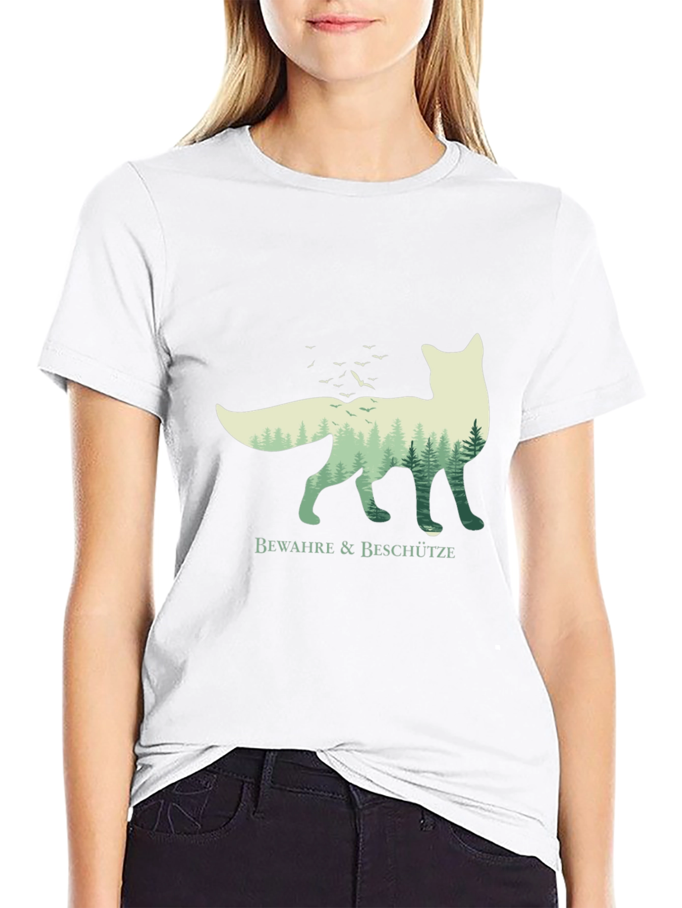 Nature Fox Graphic Tee - Bewahre & Beschütze