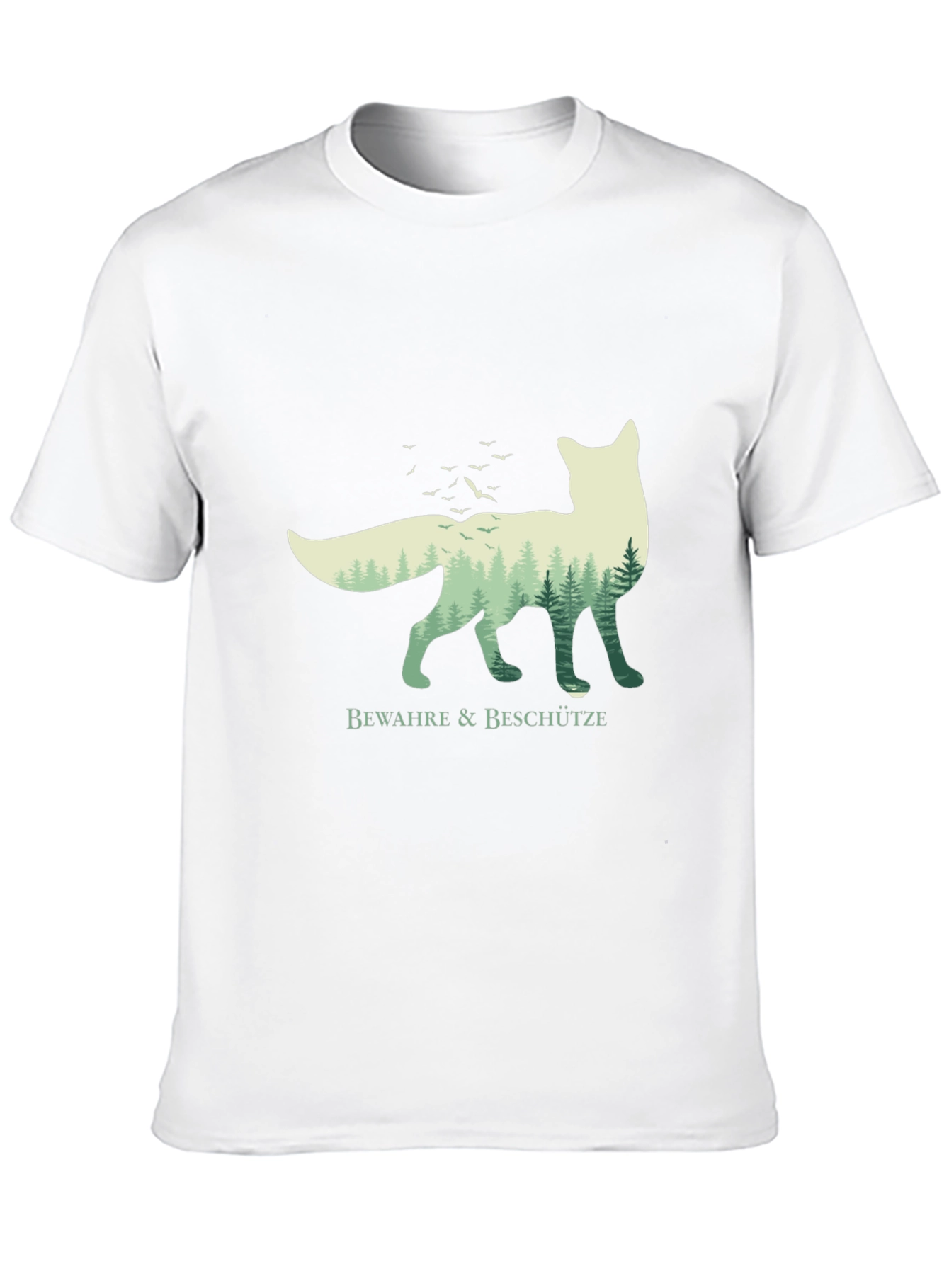 Nature Fox Graphic Tee - Bewahre & Beschütze