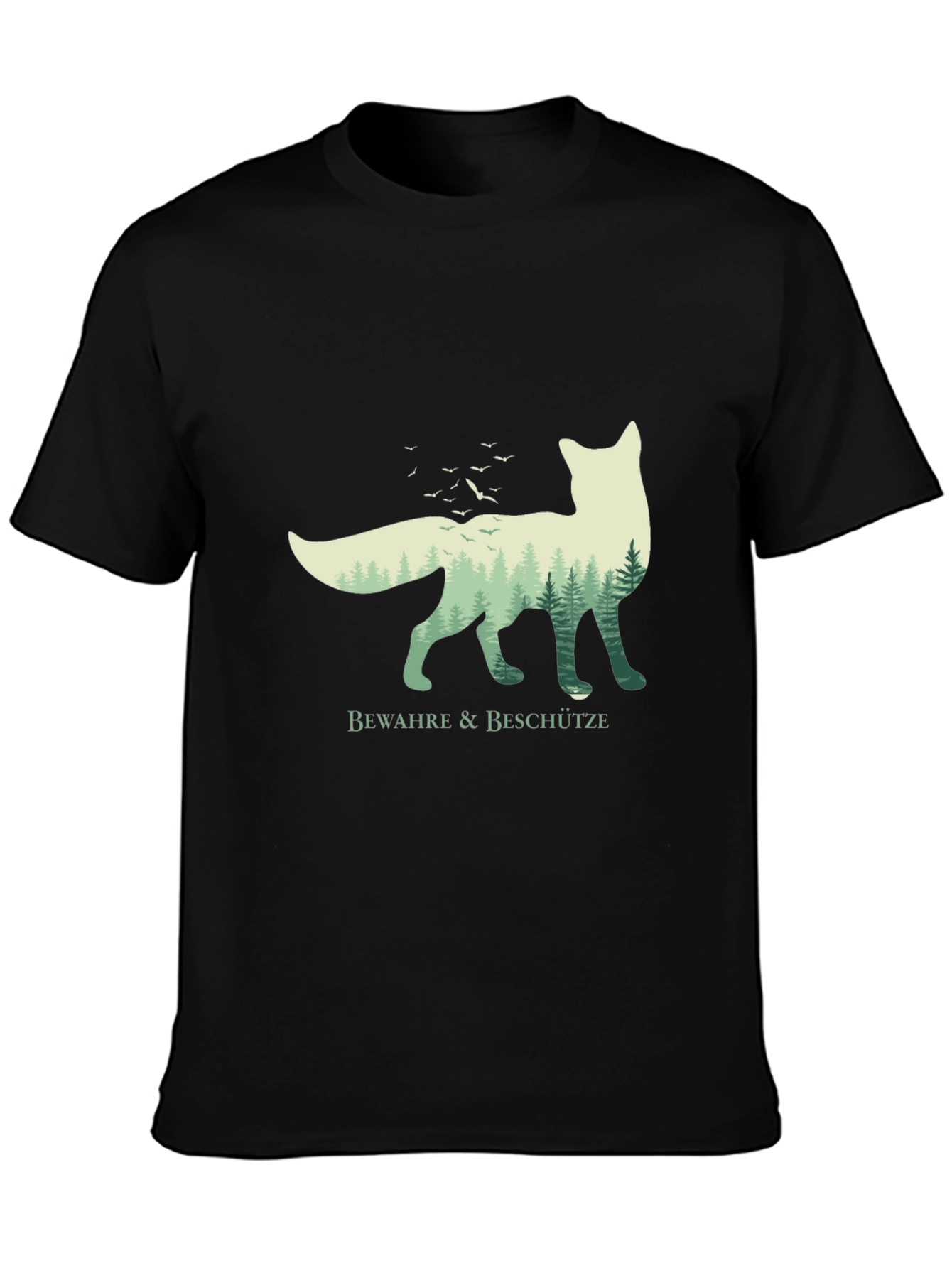 Nature Fox Graphic Tee - Bewahre & Beschütze