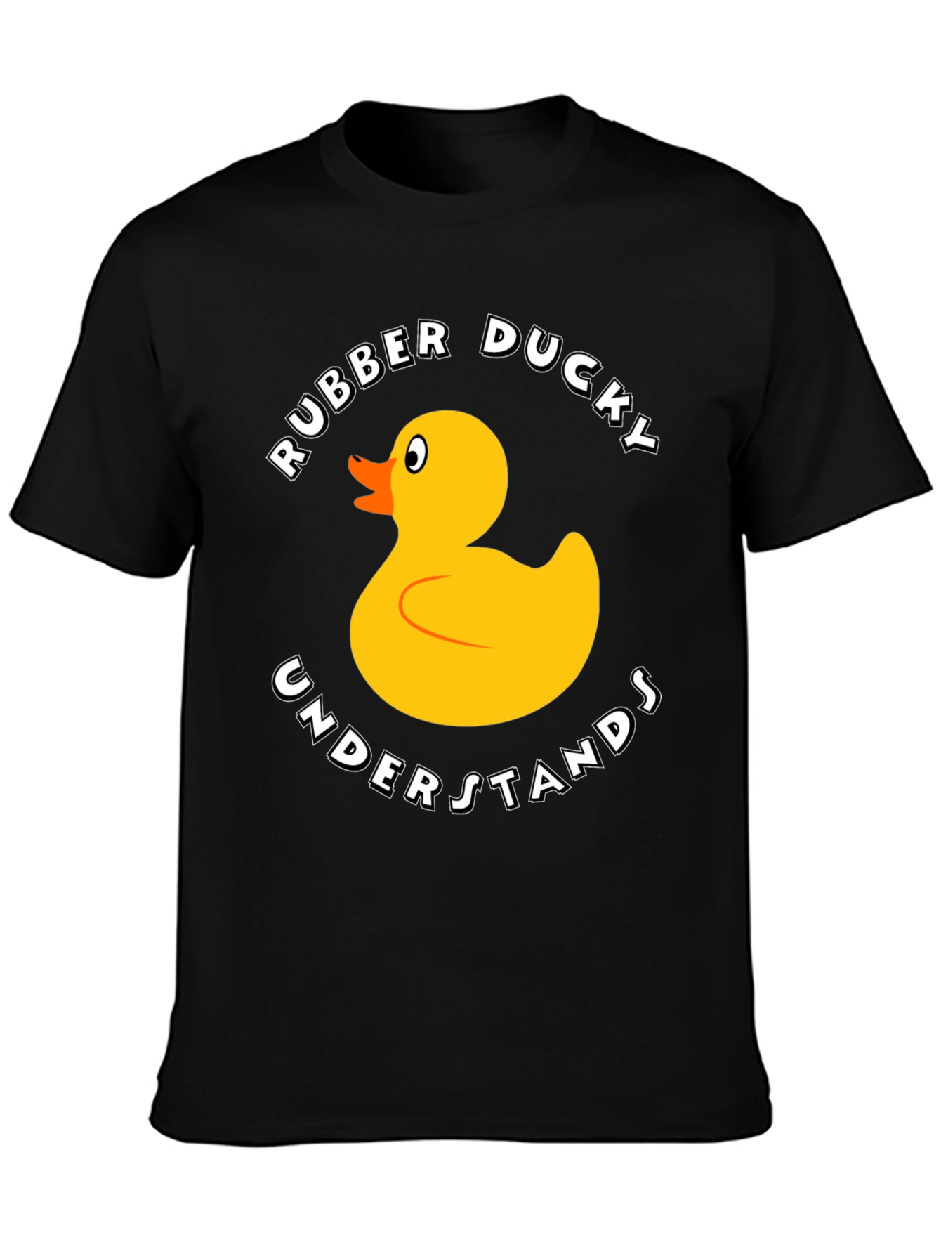 Rubber Ducky Graphic T-Shirt - Funny Cartoon Duck Tee