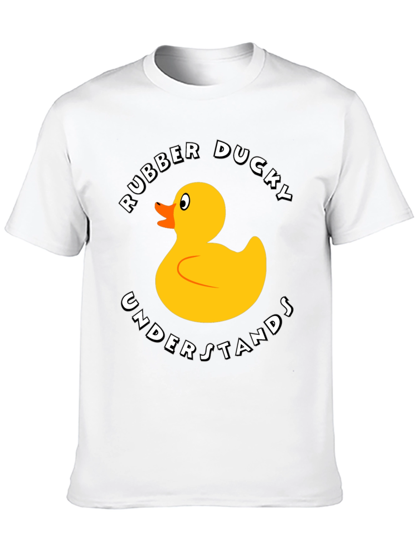 Rubber Ducky Graphic T-Shirt - Funny Cartoon Duck Tee
