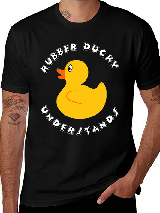 Rubber Ducky Graphic T-Shirt - Funny Cartoon Duck Tee