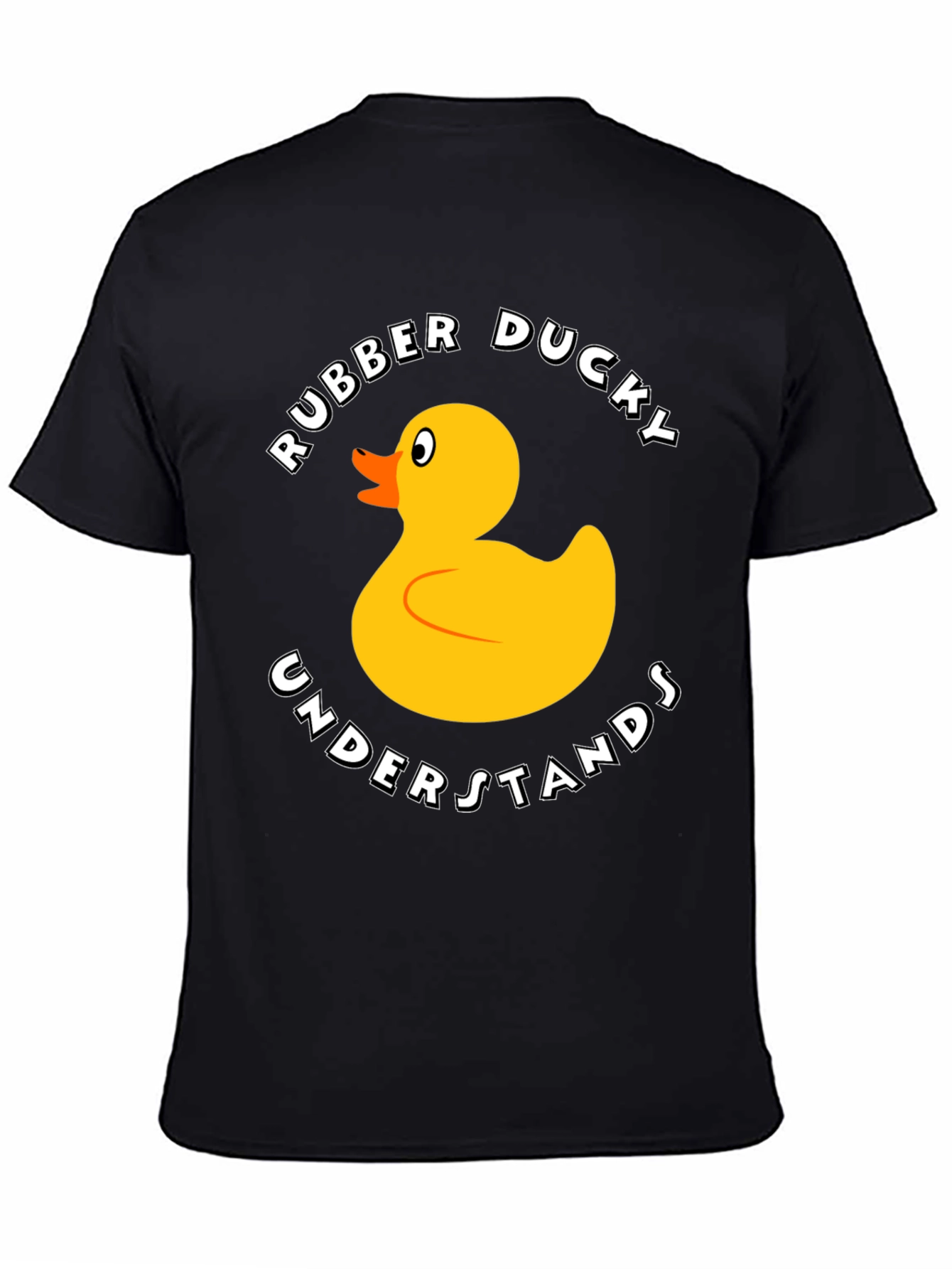 Rubber Ducky Graphic T-Shirt - Funny Cartoon Duck Tee