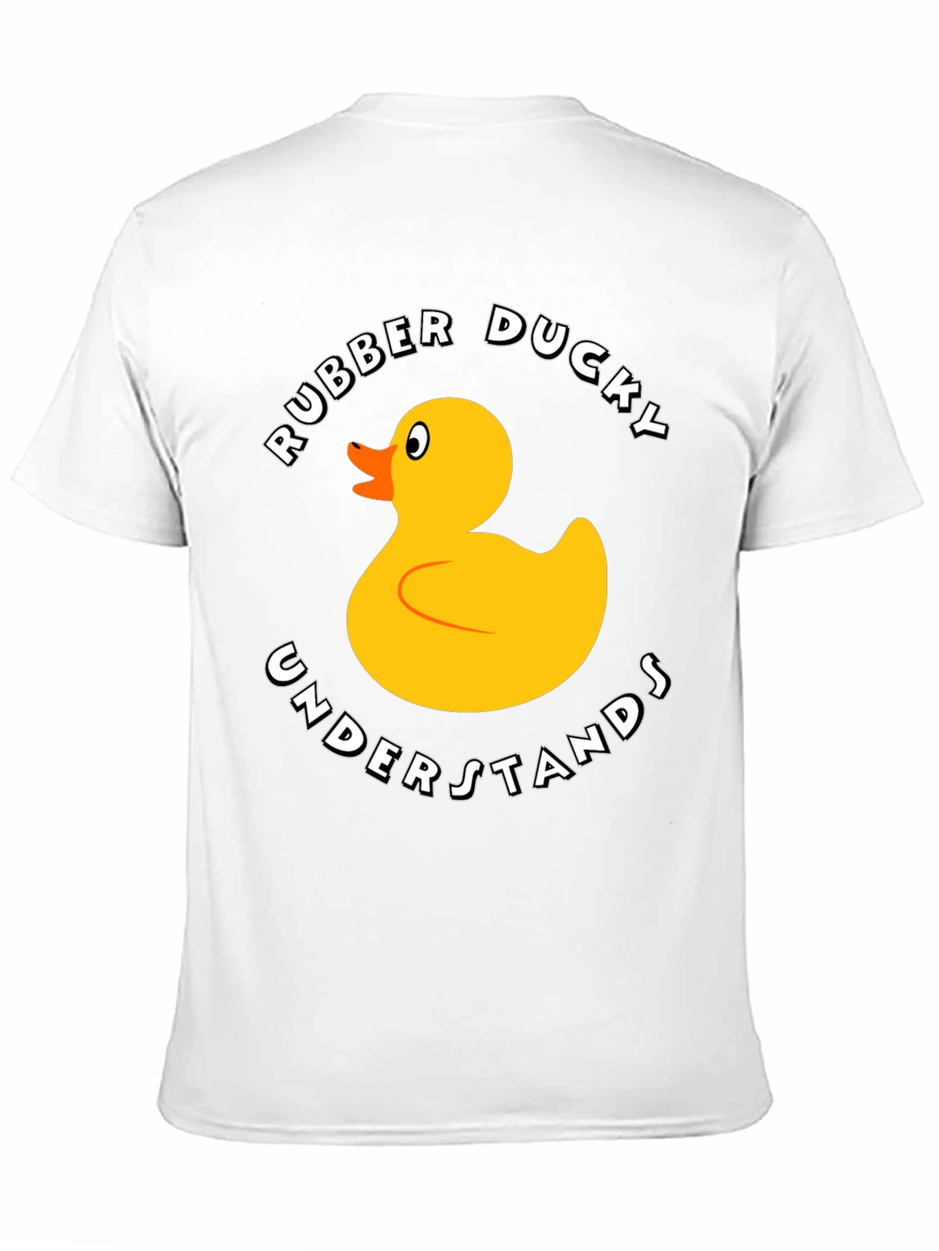 Rubber Ducky Graphic T-Shirt - Funny Cartoon Duck Tee