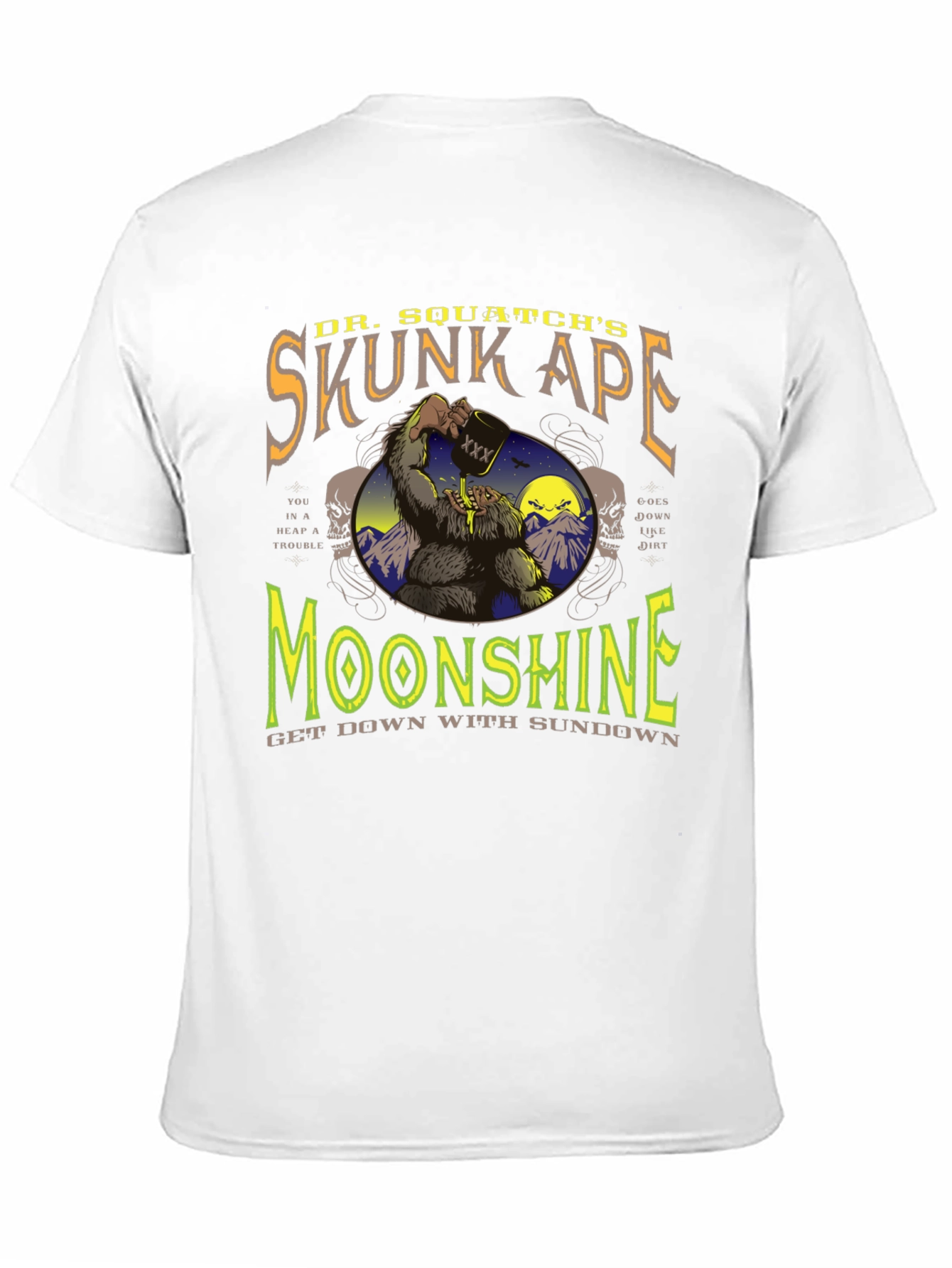 Skunk Ape Moonshine Graphic T-Shirt
