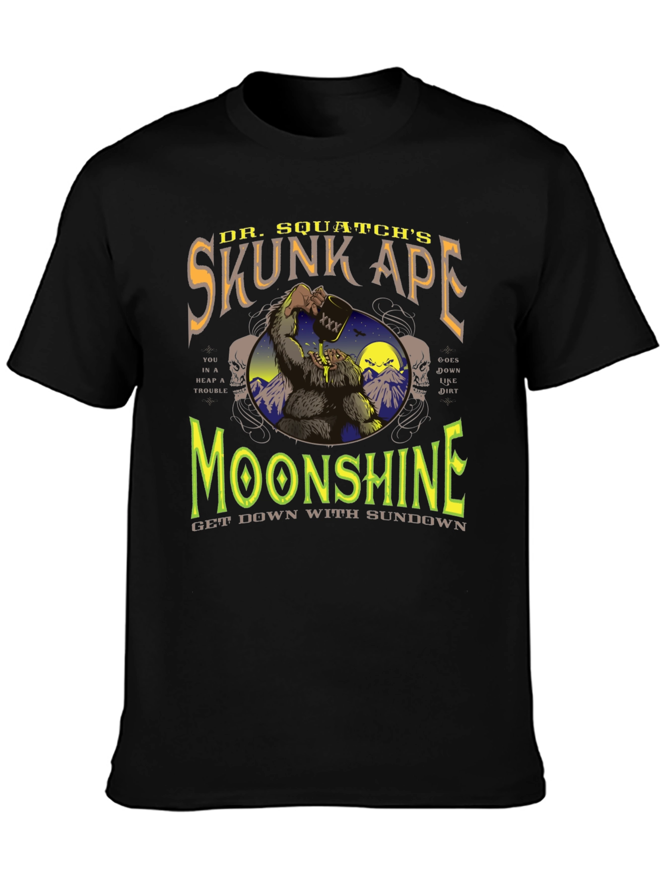 Skunk Ape Moonshine Graphic T-Shirt